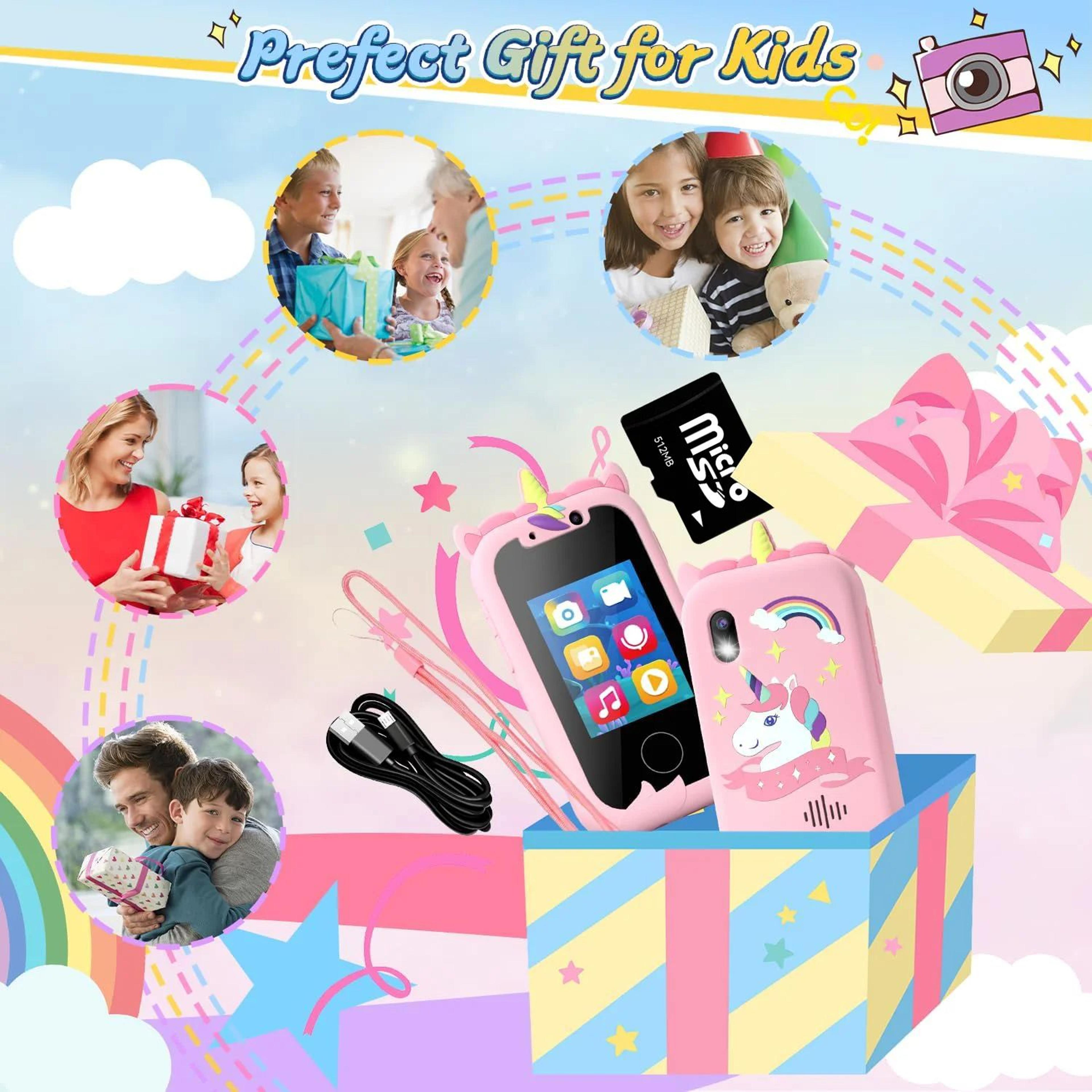 Upgraded Kids Phone With Dual Cameras  Educational Games Perfect For Birthdays  Holidays 4