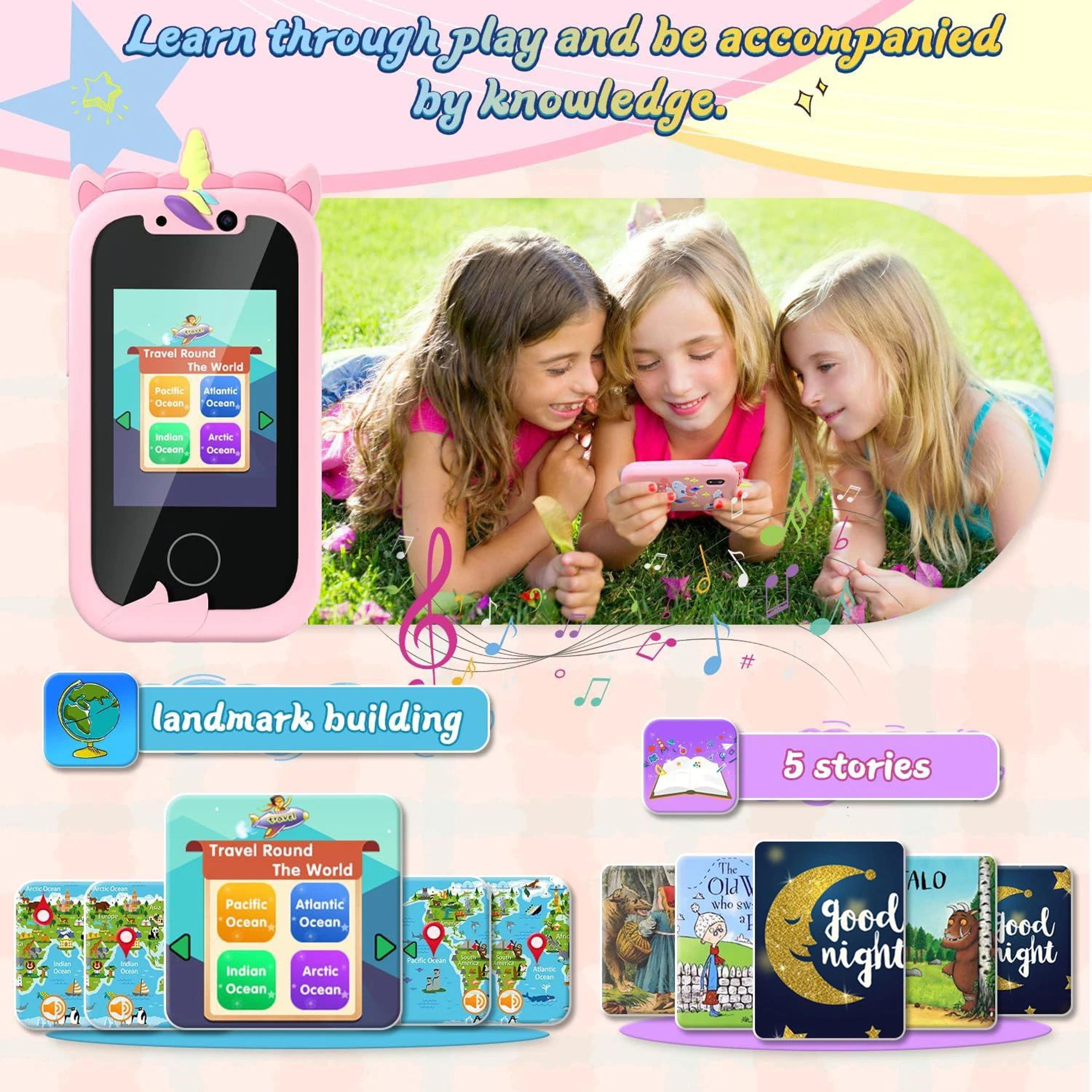 Upgraded Kids Phone With Dual Cameras  Educational Games Perfect For Birthdays  Holidays 5