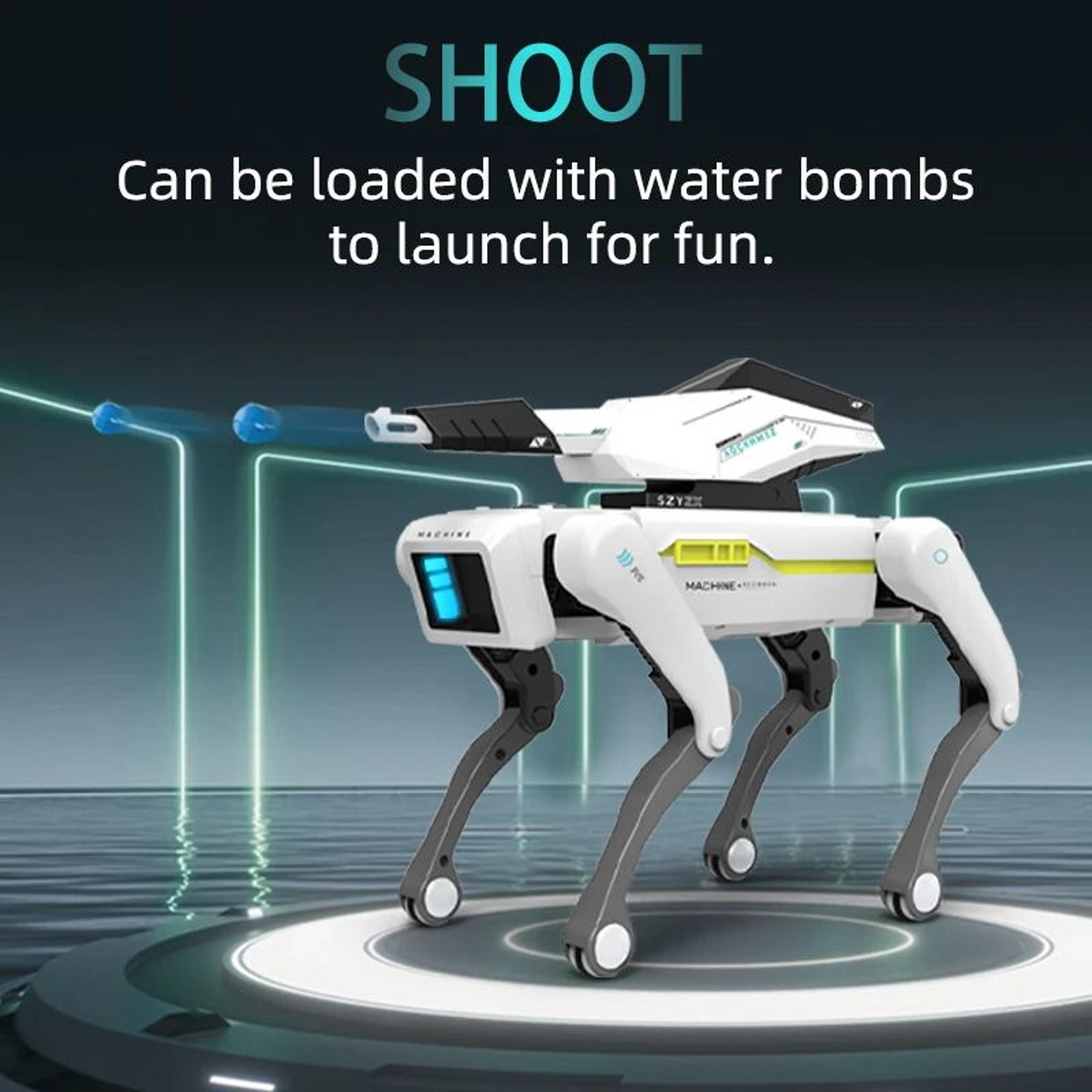 Electric RC Intelligent Robot Dog Multifunction Mechanical Bionic Smart Robot Toy With Turret Perfe