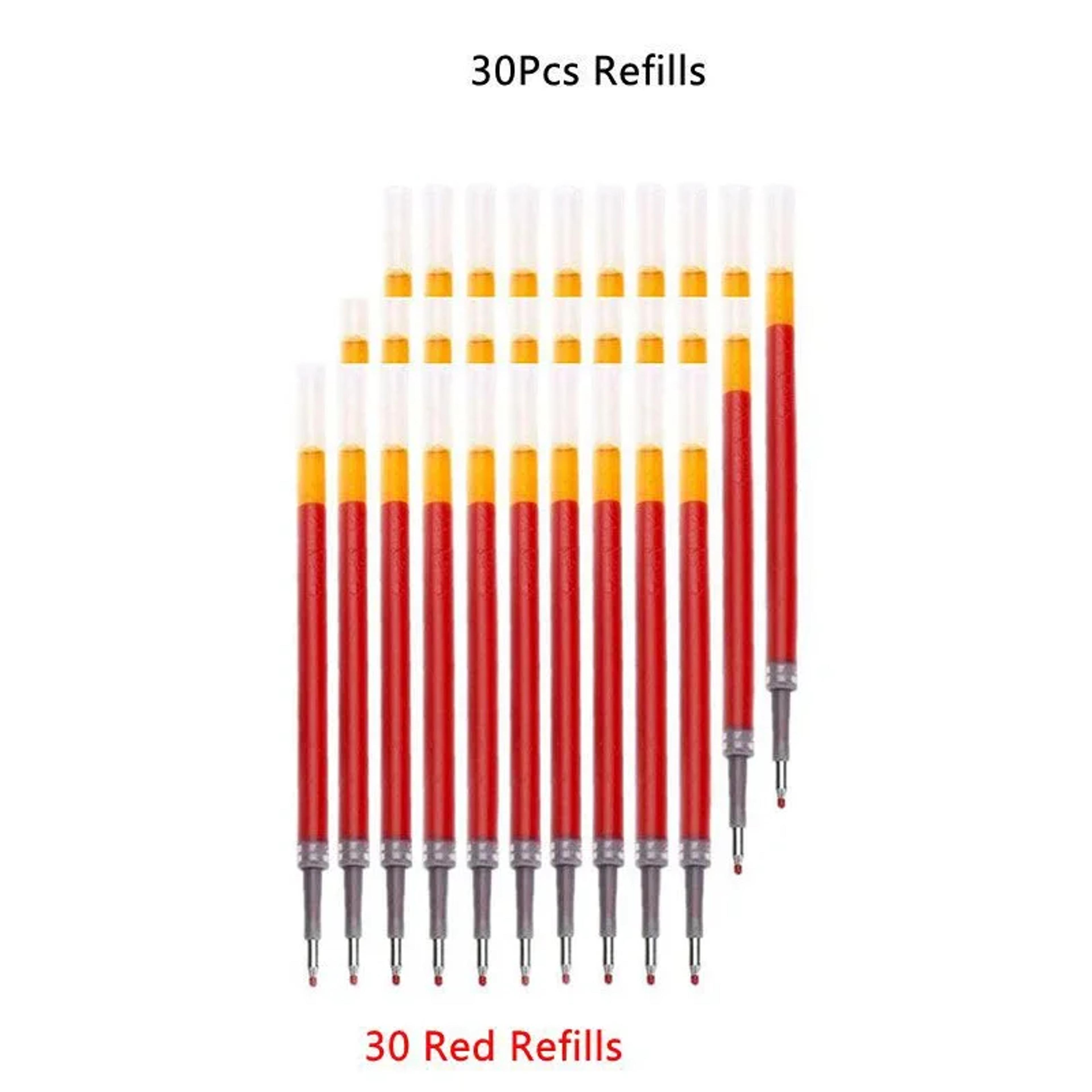 Retractable Gel Pens Set Smooth Black Red  Blue Ink Ballpoint Pens for Writing Office  School S
