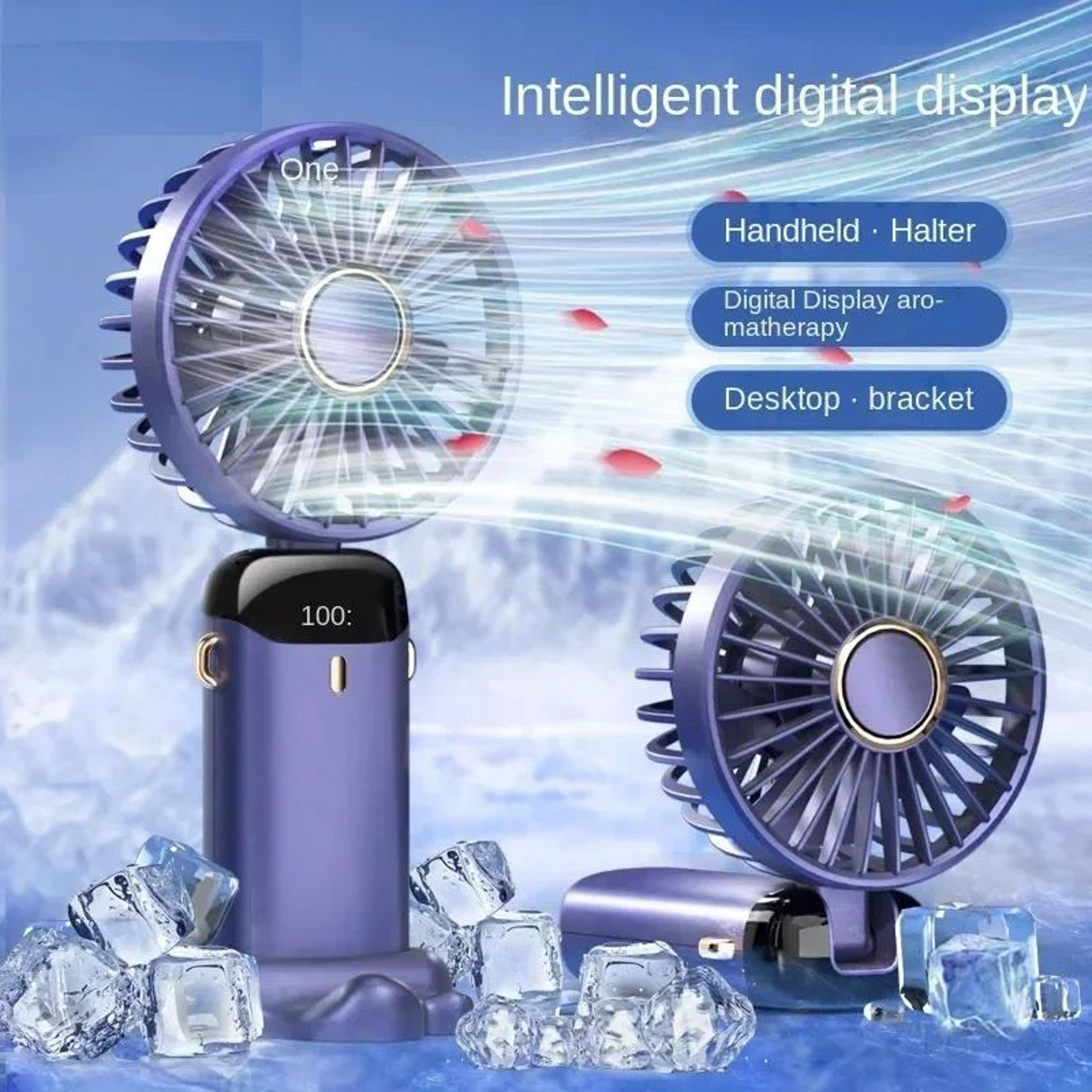 portable air conditioner fan – rechargeable electric neck fan for home, office & travel – usb-powered mini coolers