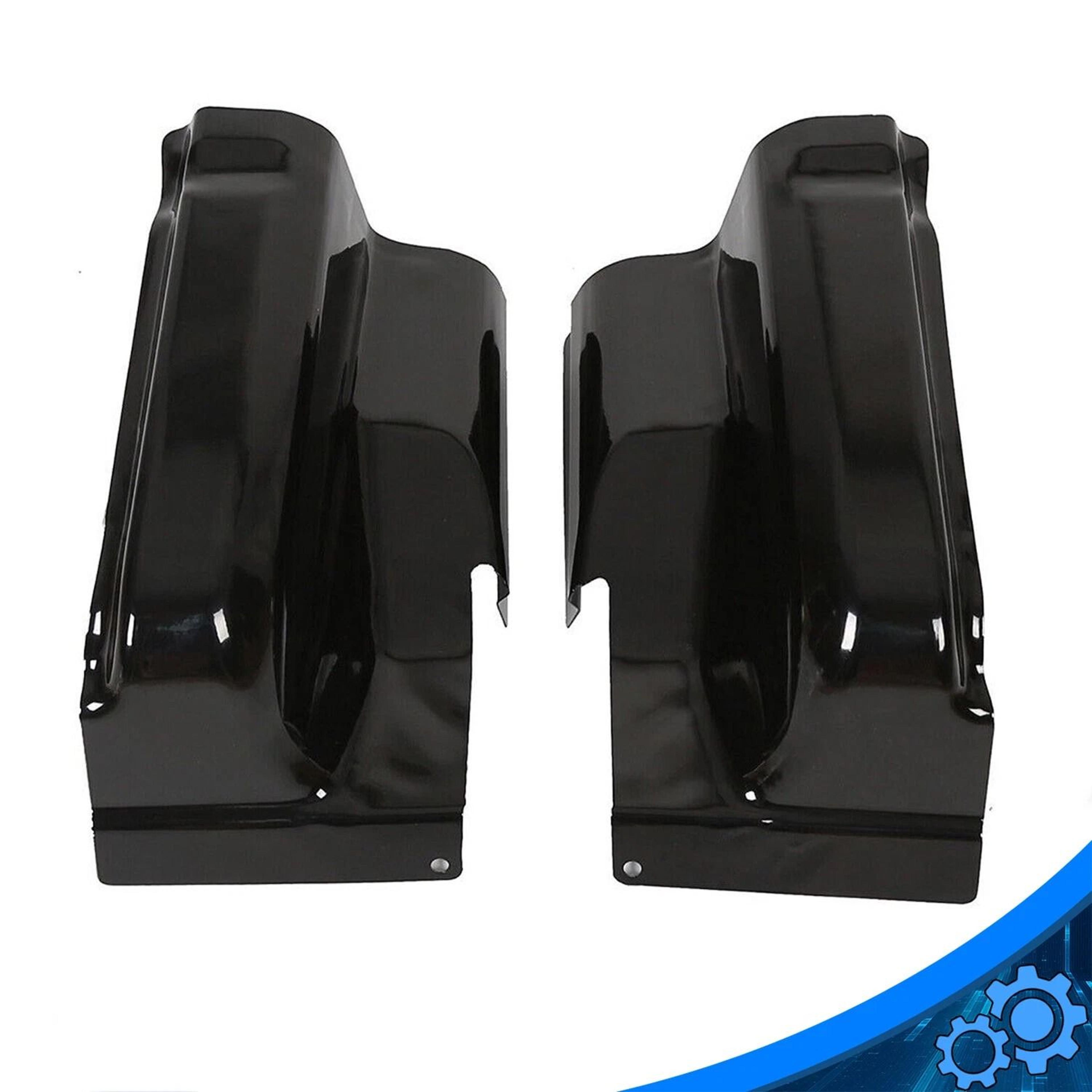 2004-2008 ford f-150 crew cab 4 door metal cab corners set – rust-proof powder coated pair
