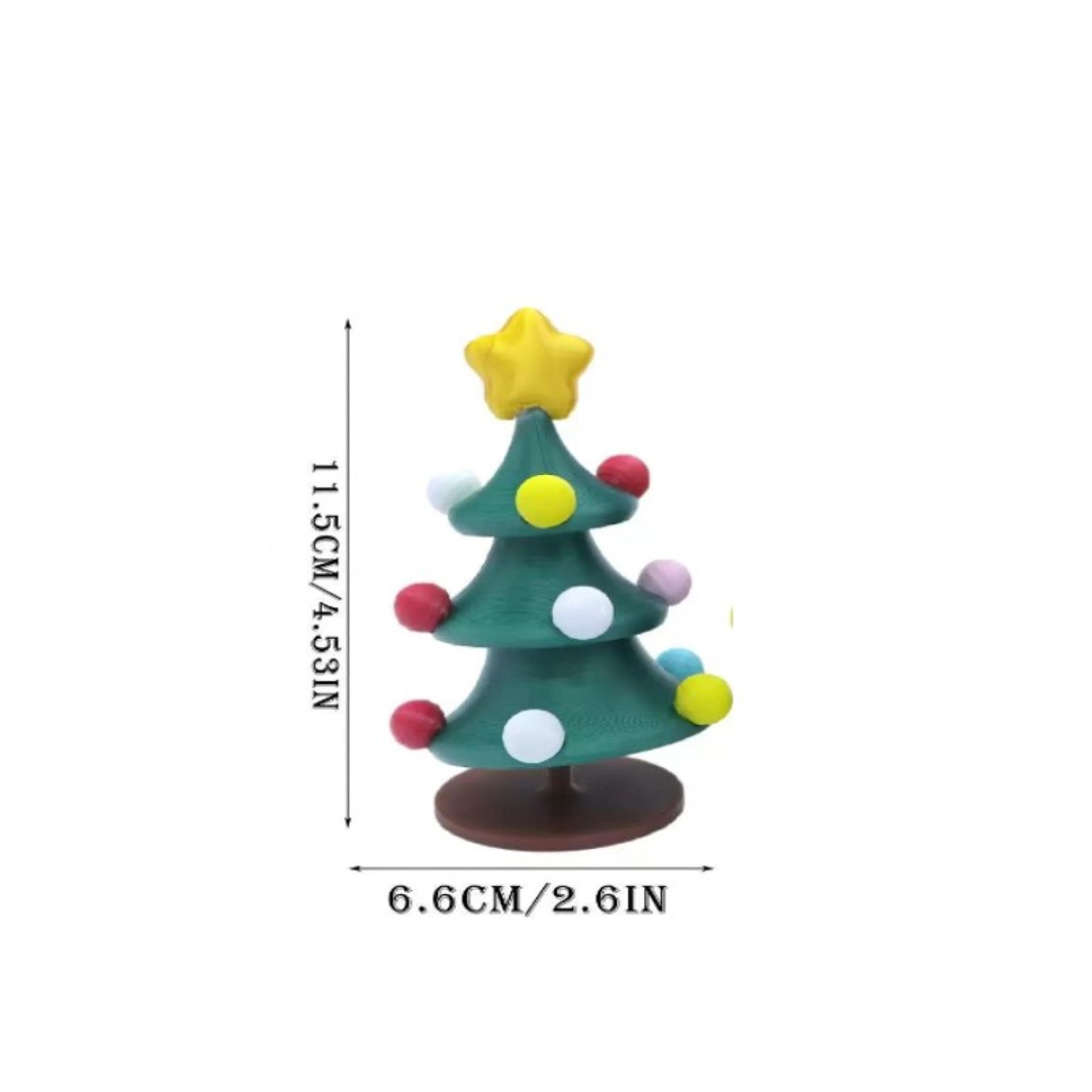 Dancing Rotating Christmas Gift Desktop Christmas Decoration Christmas Tree Toy Ornamen Party Favor 5