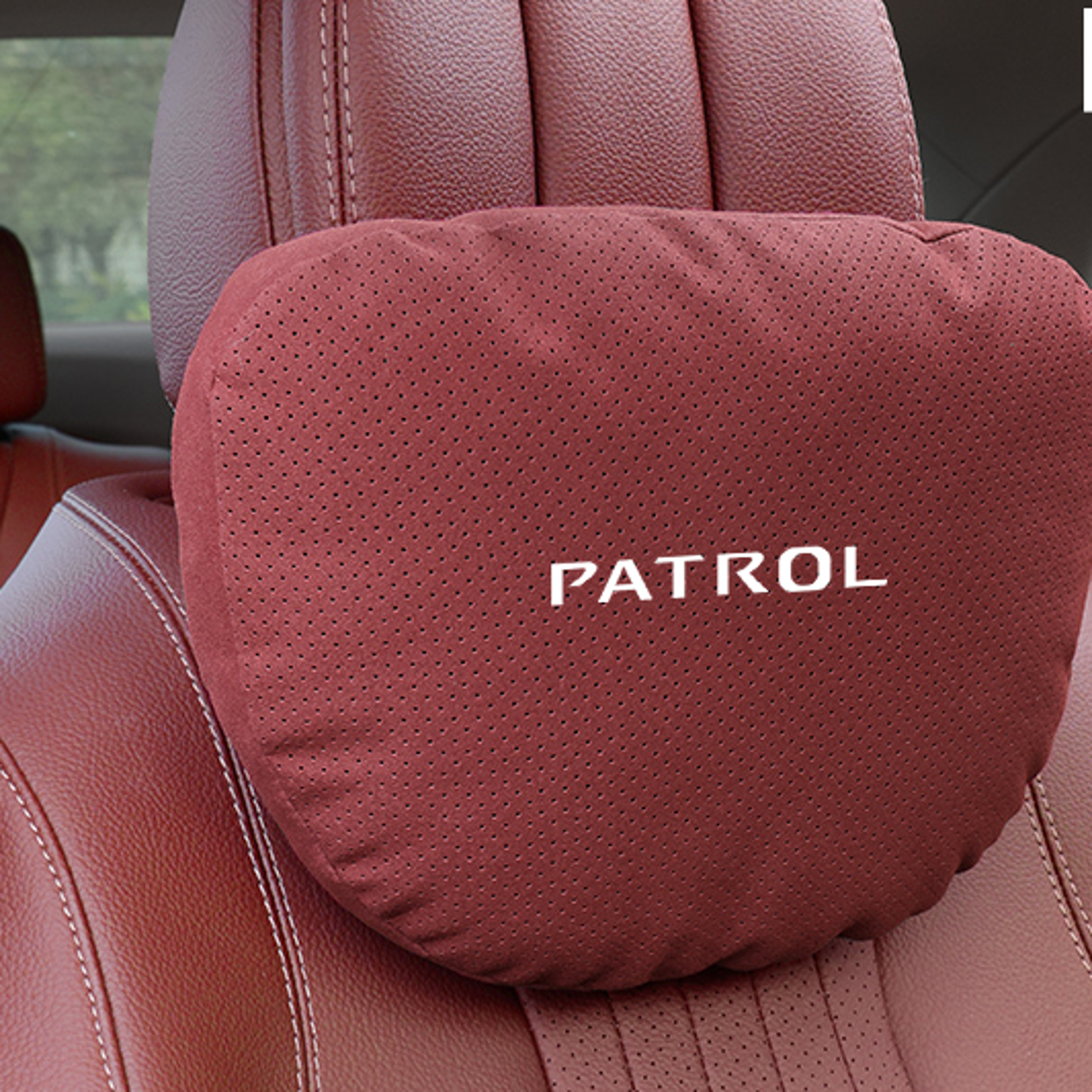neck support seat lumbar cushion, waist rest for nissan patrol auto headrest, soft neck pillow