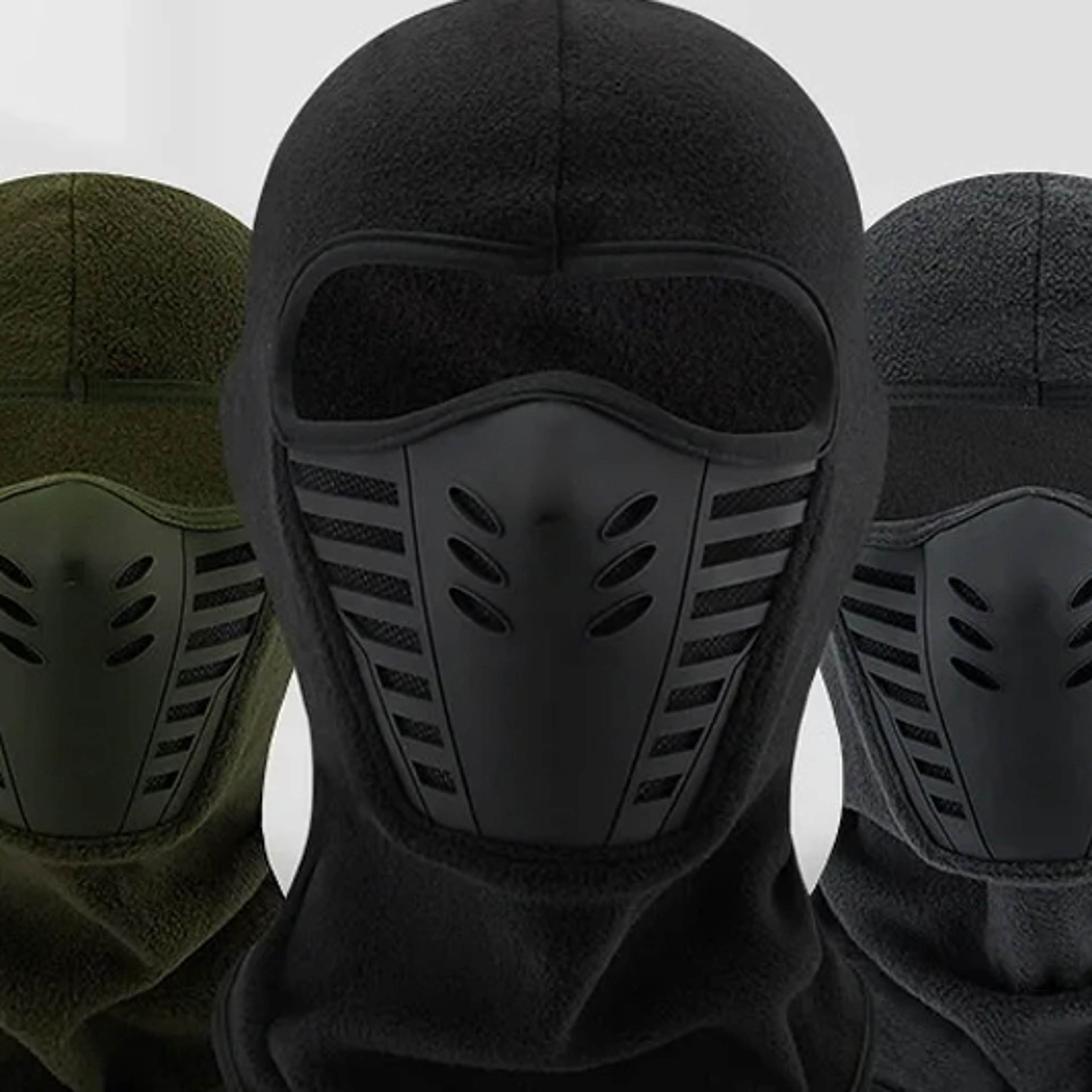 winter thermal balaclava cap face cover for ski cycling, windproof dustproof full face mask, warm and fleece