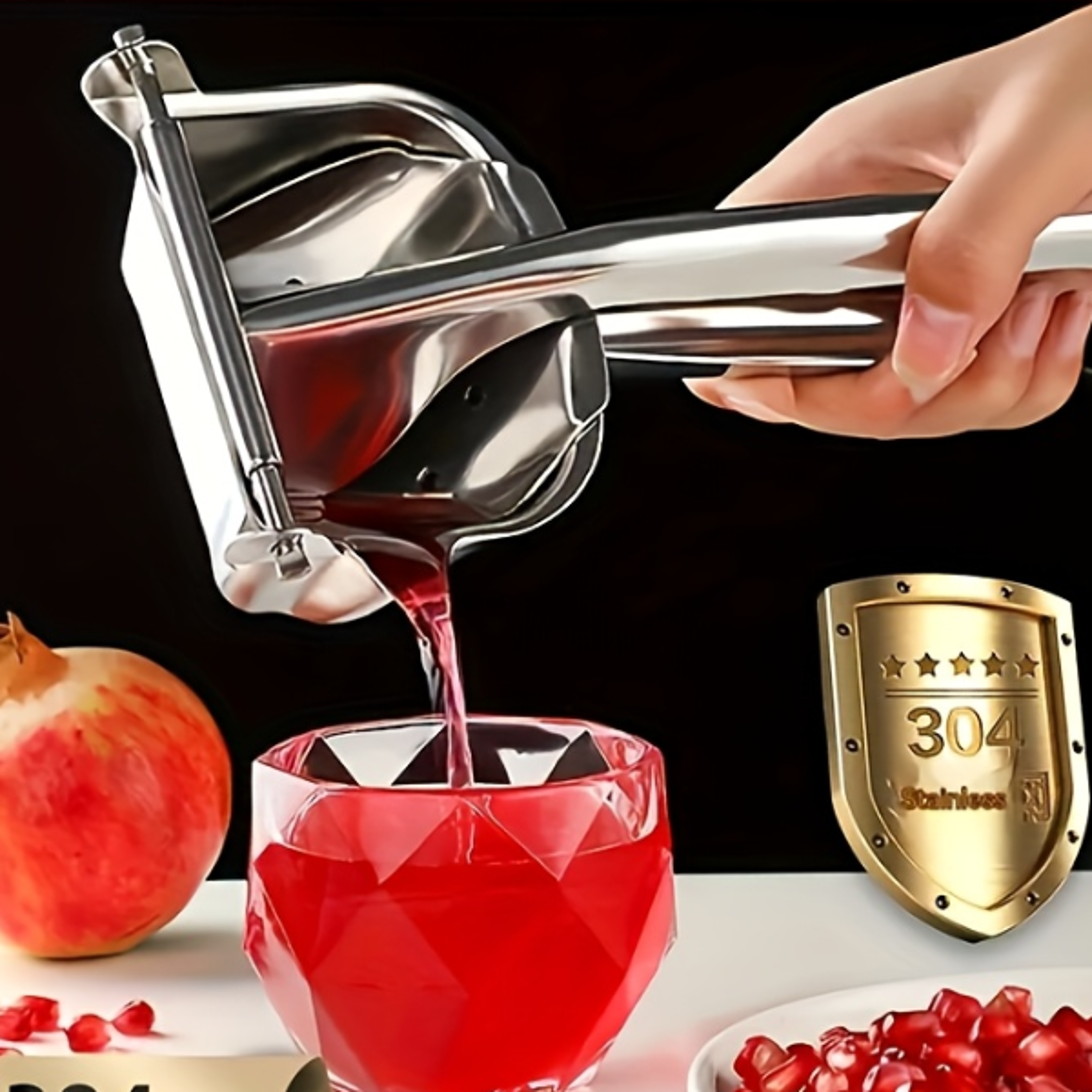 home dregs juicer, durable gadget for pomegranate & orange juice separation