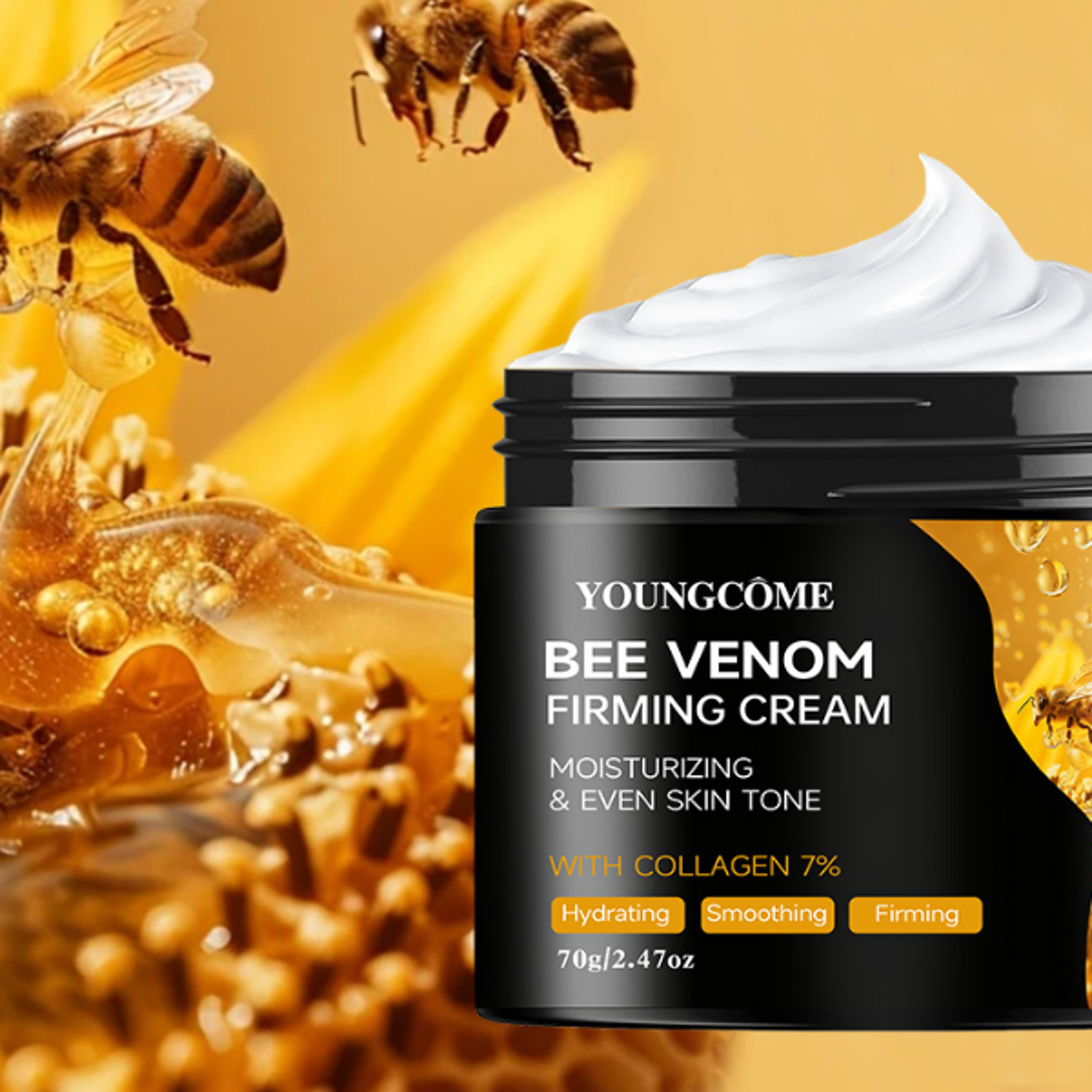 natural moisturizer for sensitive skin, collagen boost, skin tightening, non-greasy