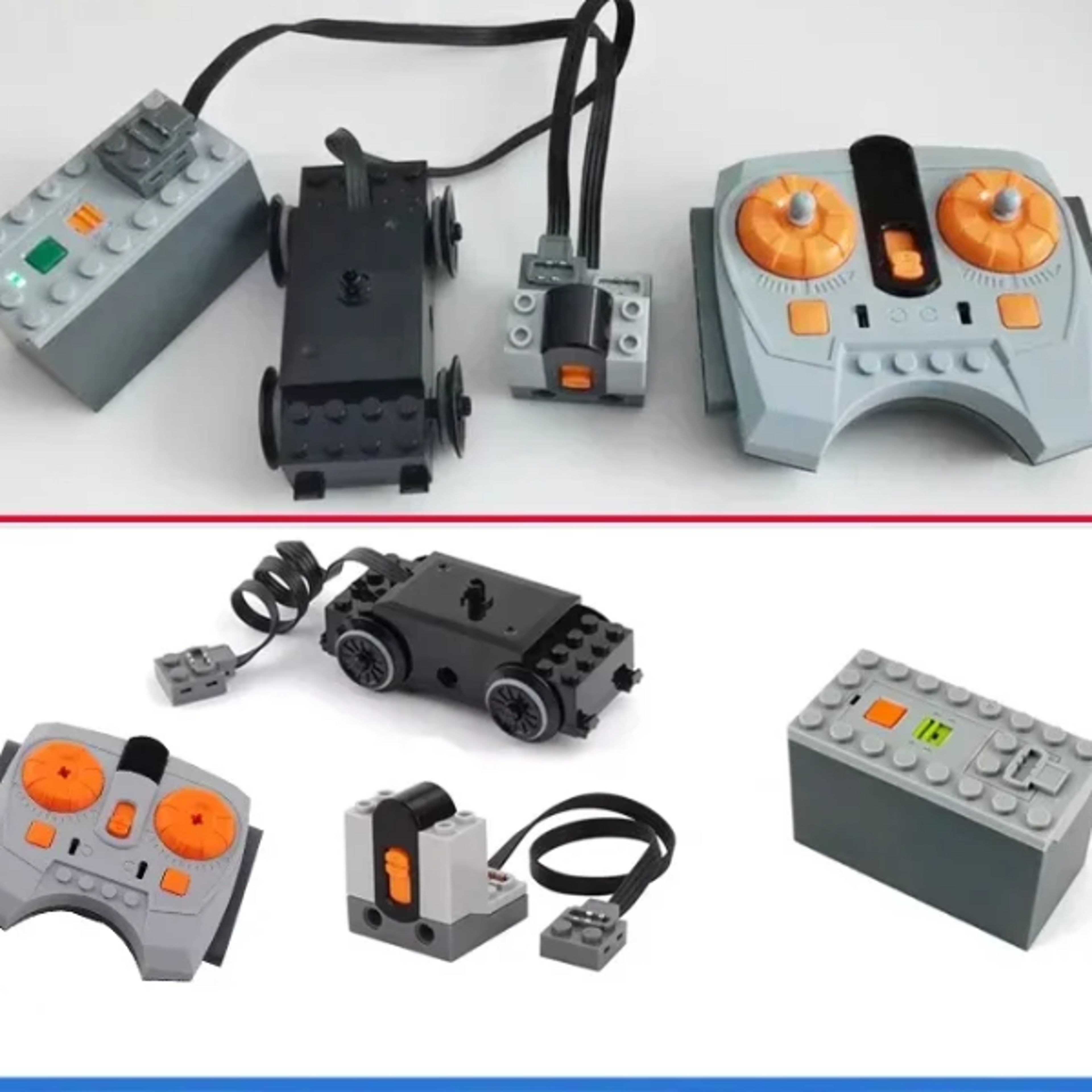 parts infrared remote control set, building blocks power functions bricks diy for all ages