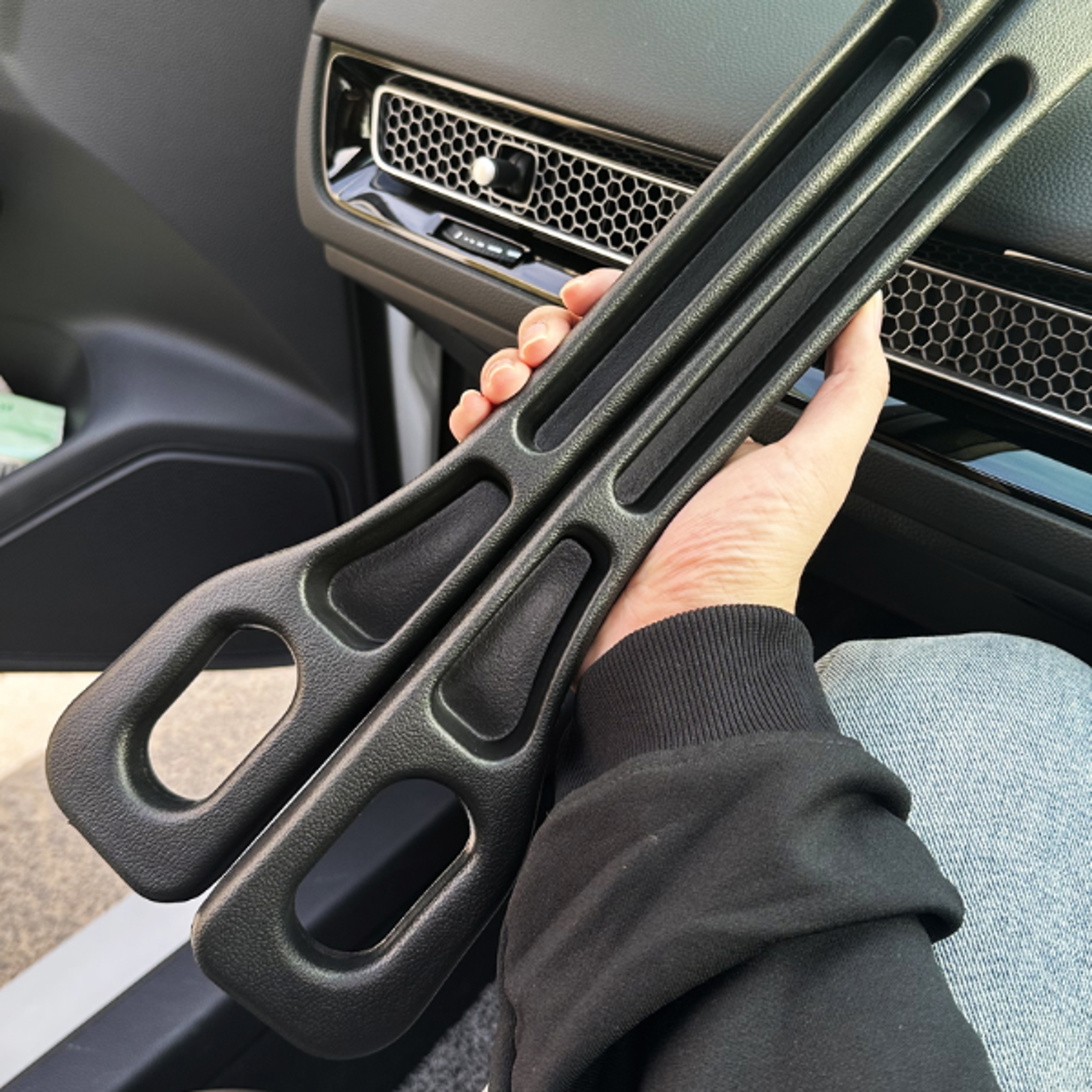 driveguard car seat gap filler & phone holder organizer