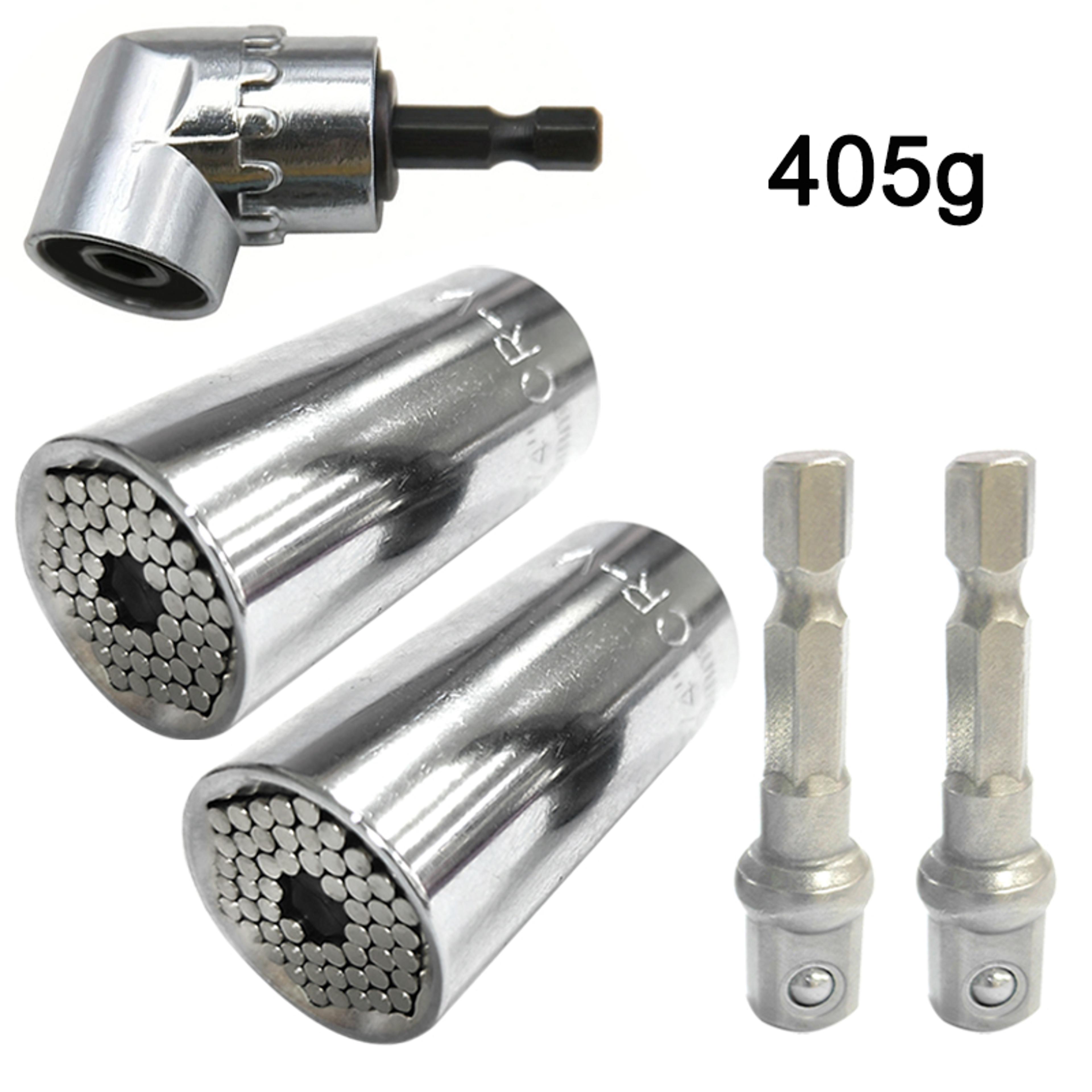 Universal Magic Socket Wrench Set With Drill Adapter Adjustable Socket Tool 7