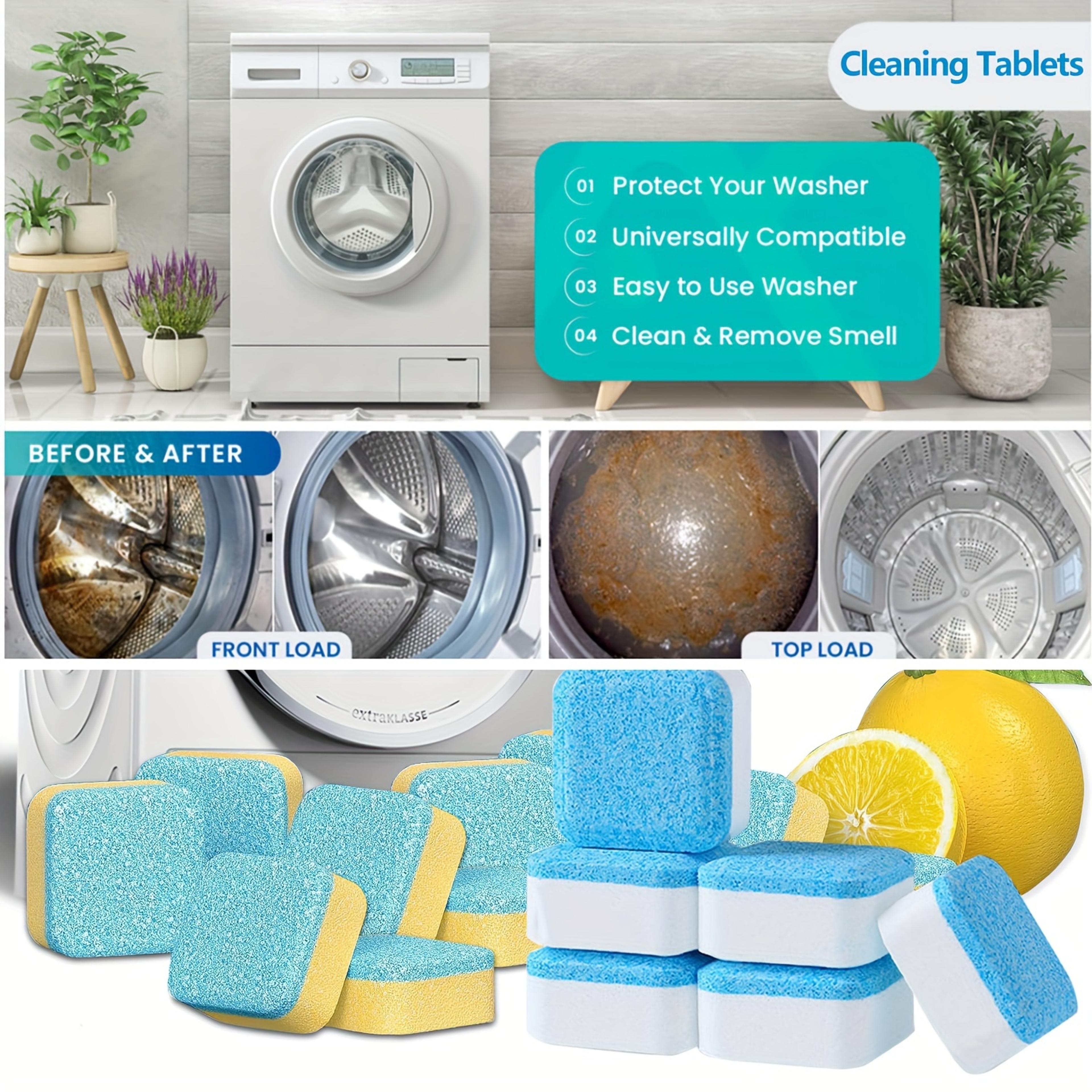 Premium Lemon Scent Washing Machine Cleaner Tablets Deep Drum  Tub Cleaning 3
