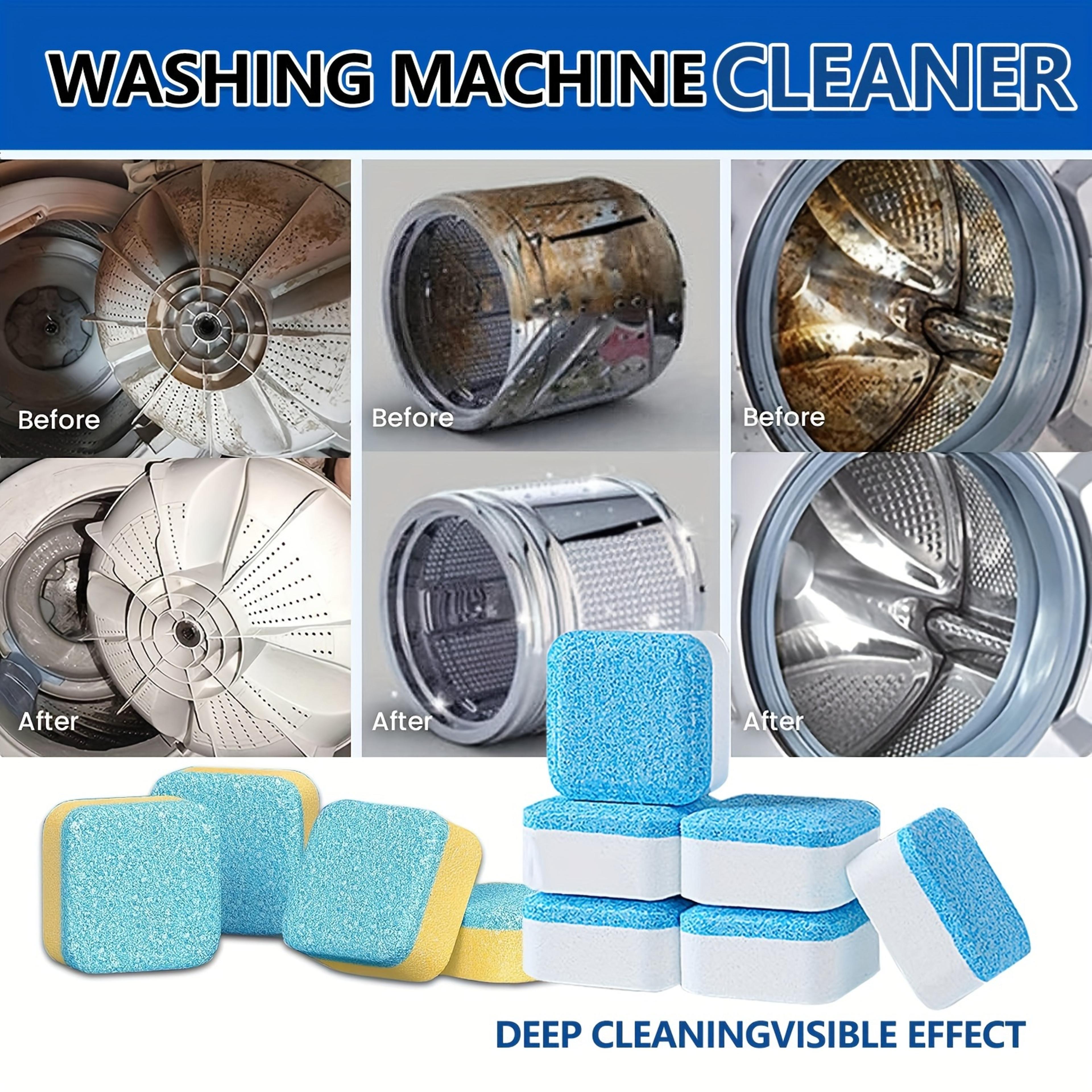 Premium Lemon Scent Washing Machine Cleaner Tablets Deep Drum  Tub Cleaning 4