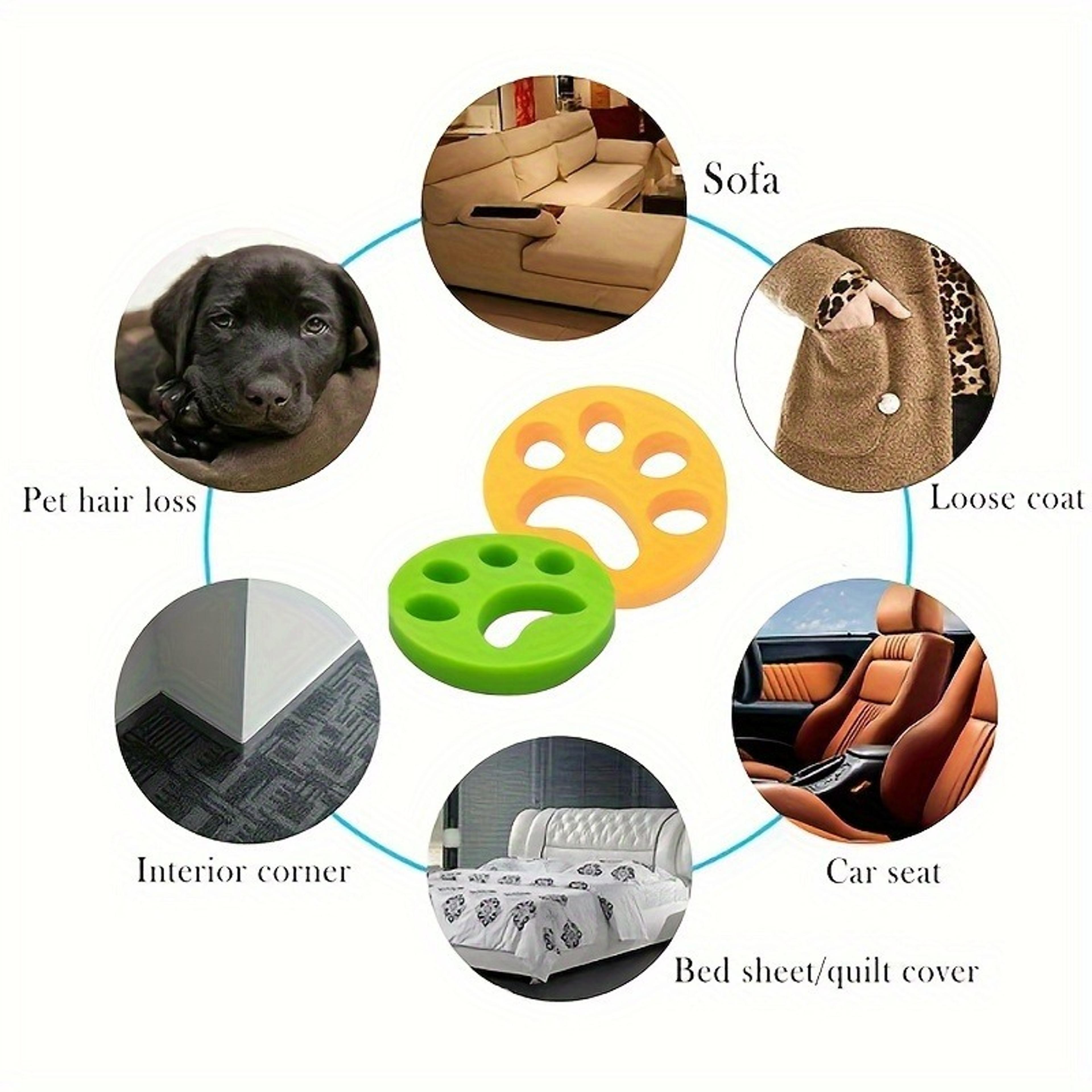 Premium Reusable Pet Hair Catcher For Washing Machine  Dryer Reusable Lint Traps For Laundry Protec 1