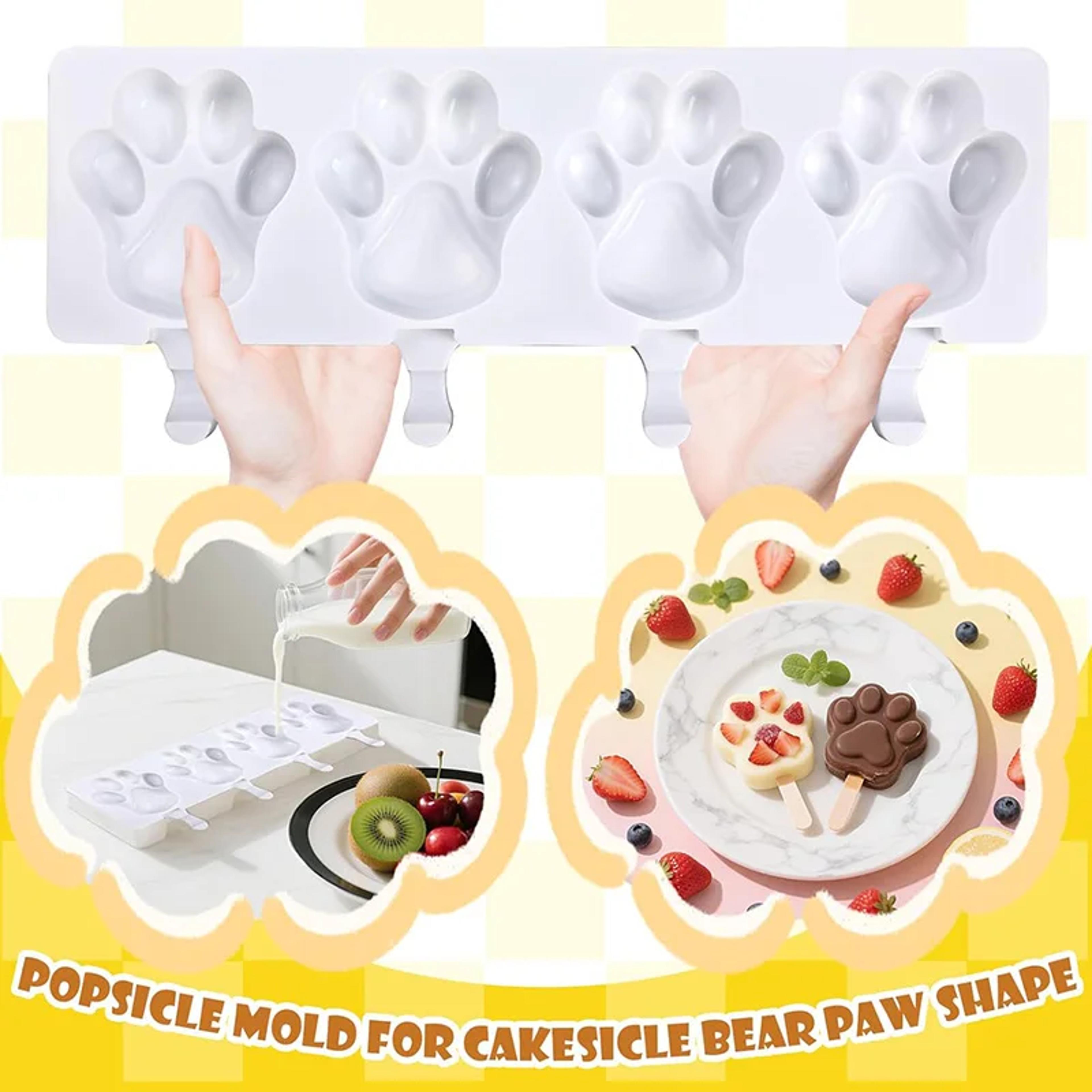 Dog Paw Silicone Popsicle Mold For Ice Cream Ice Cubes  Frozen Treats 3
