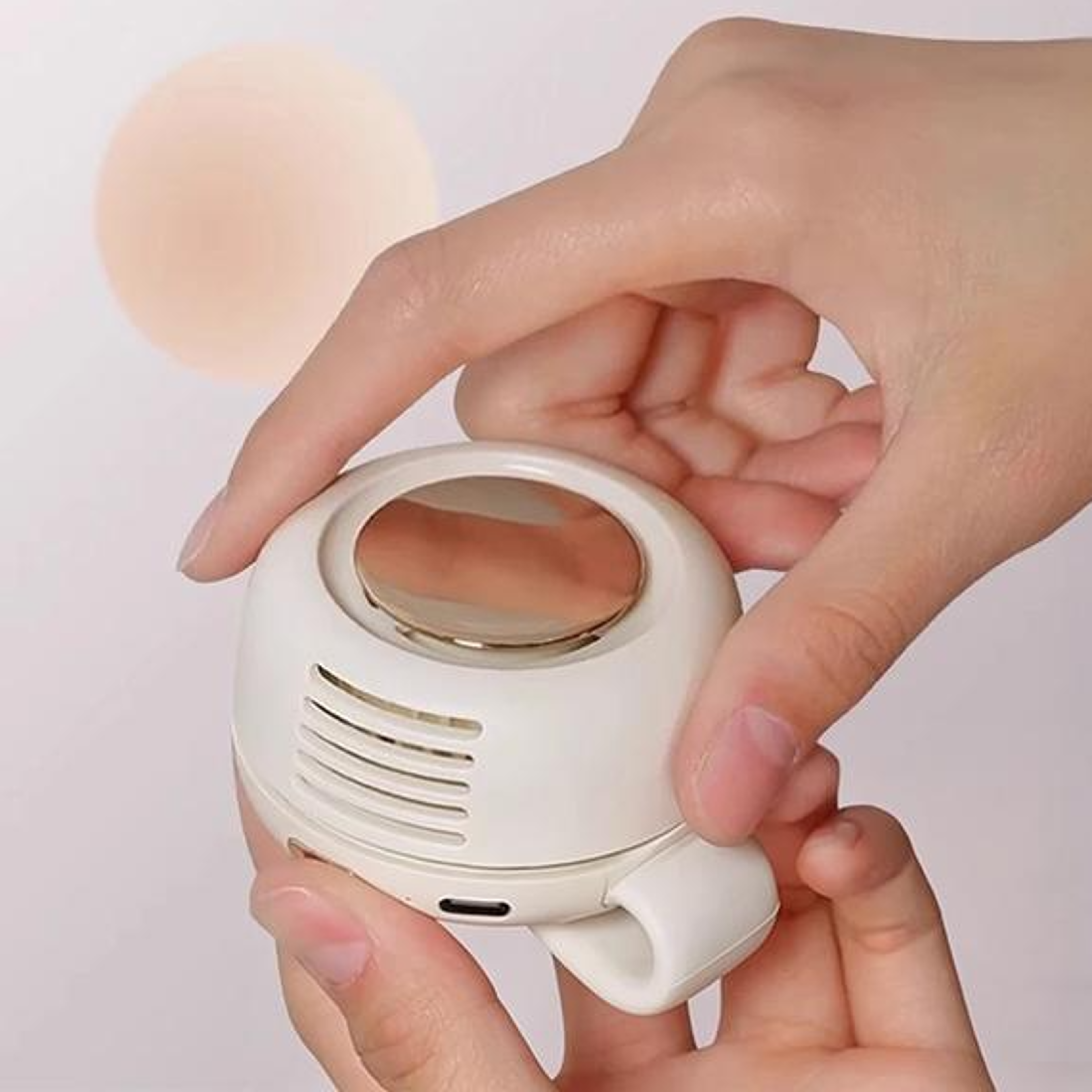 rechargeable portable clip fan with bladeless quiet cooling