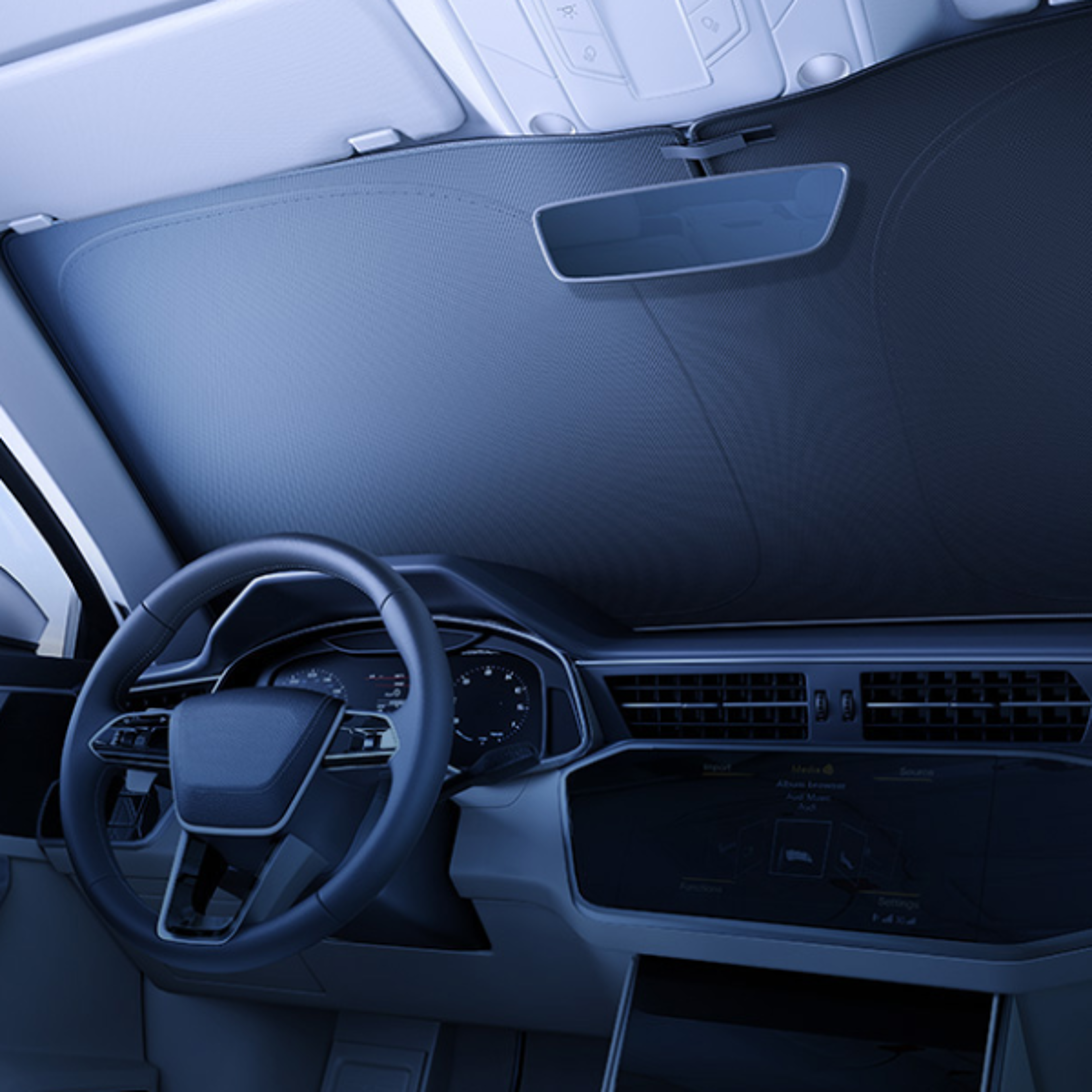 folding car windshield sun shade uv protection front window cover