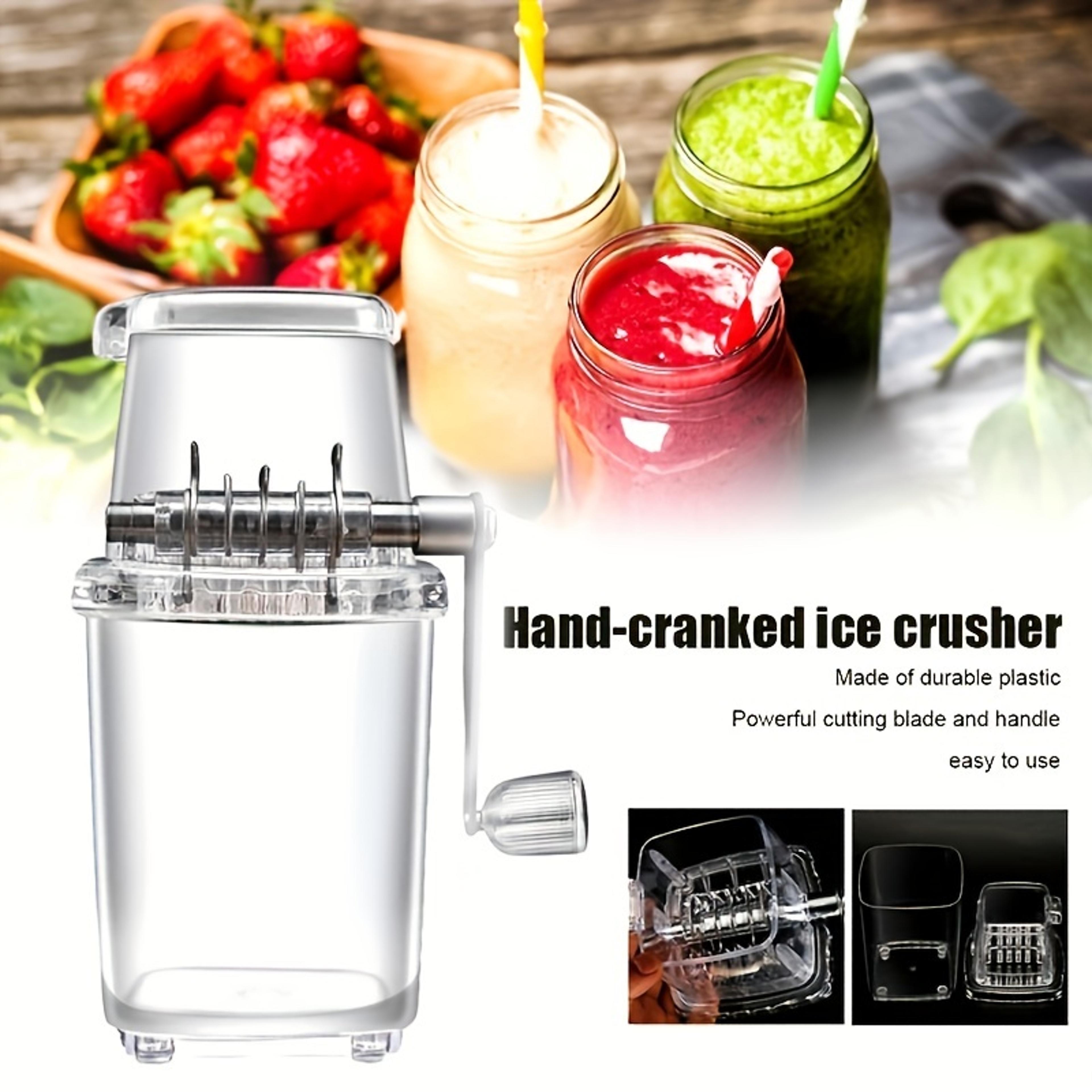 Manual Ice Crusher  Ice Shaver For Smoothies Cocktails  Frozen Drinks 1