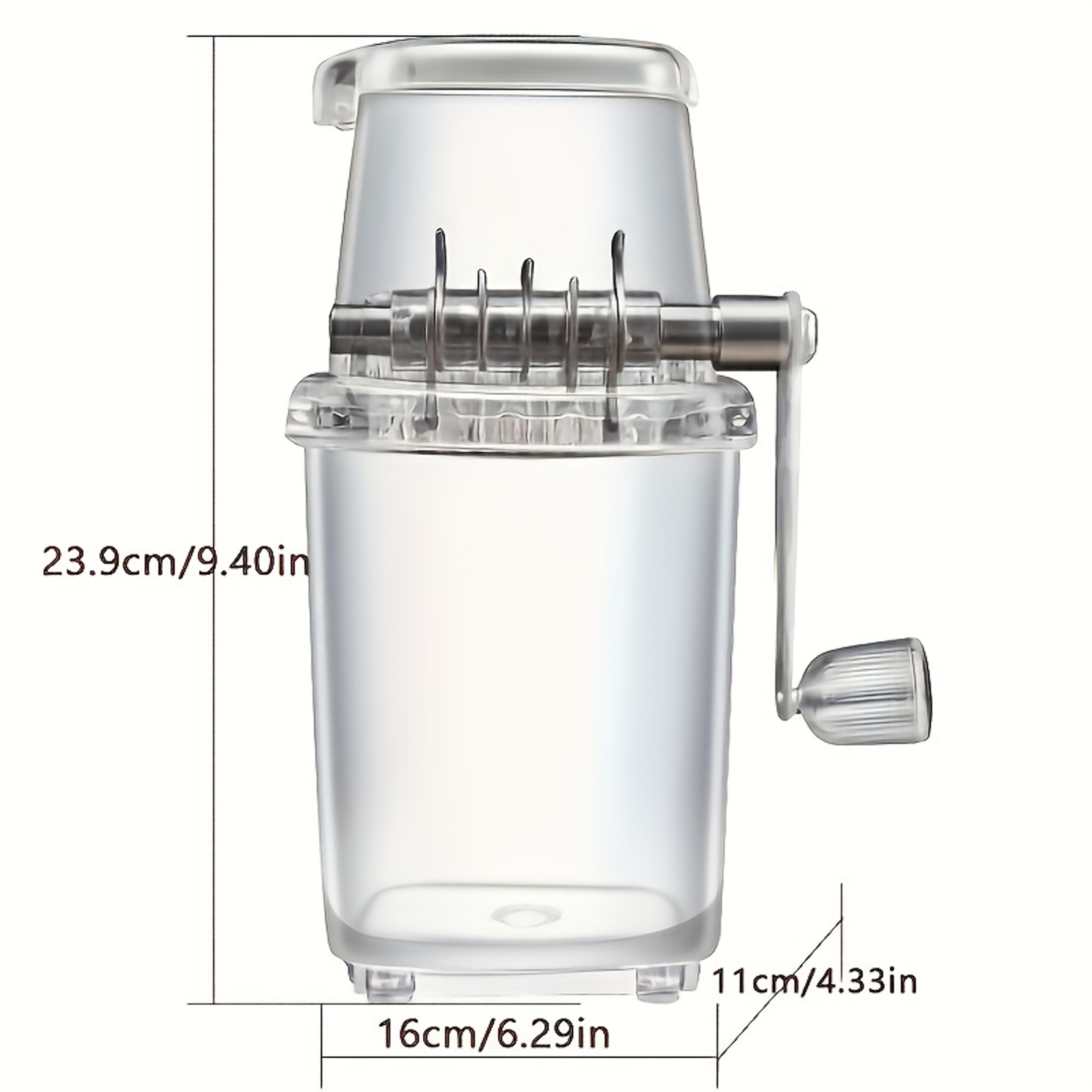 Manual Ice Crusher  Ice Shaver For Smoothies Cocktails  Frozen Drinks 5