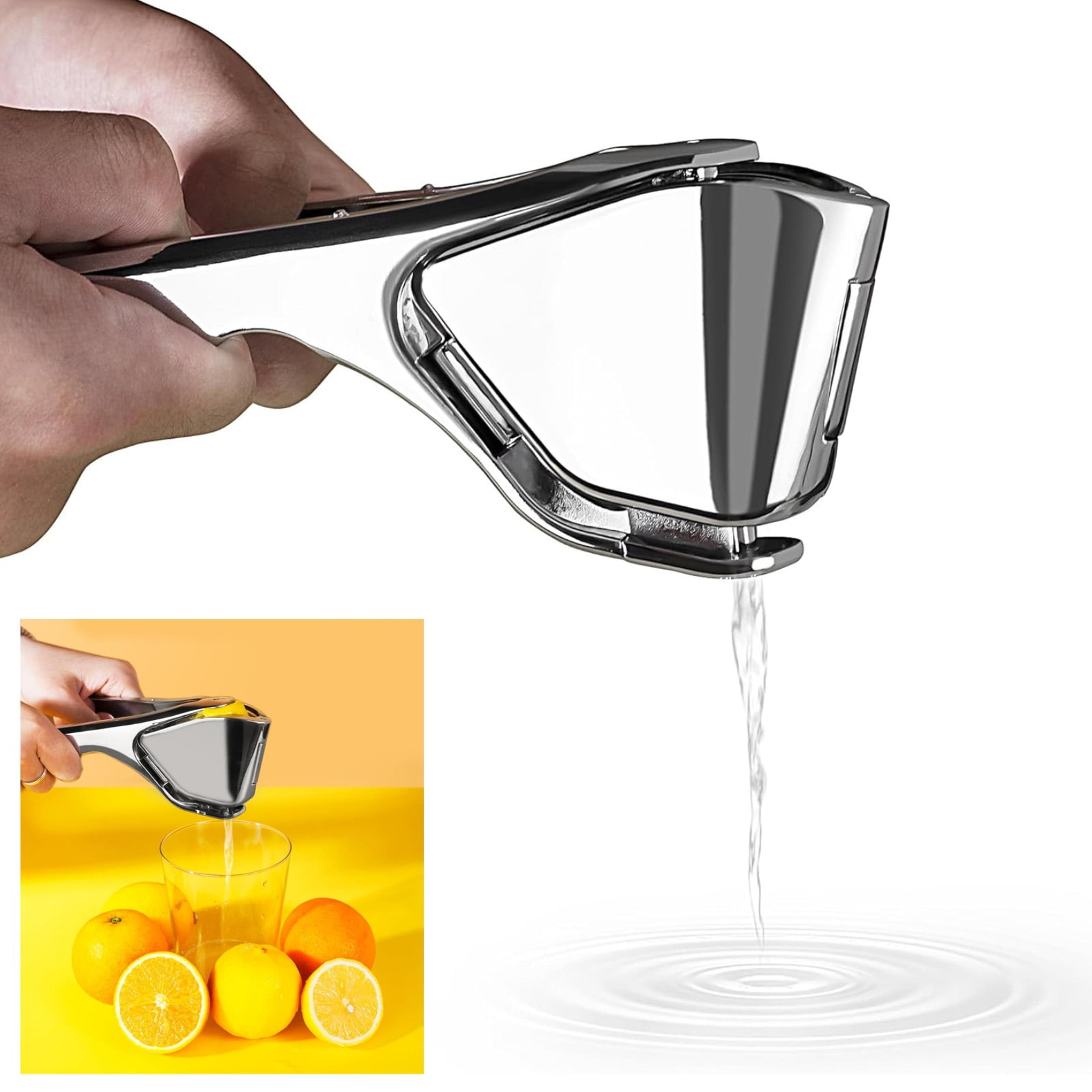 freshpress stainless steel lemon squeezer manual citrus juicer