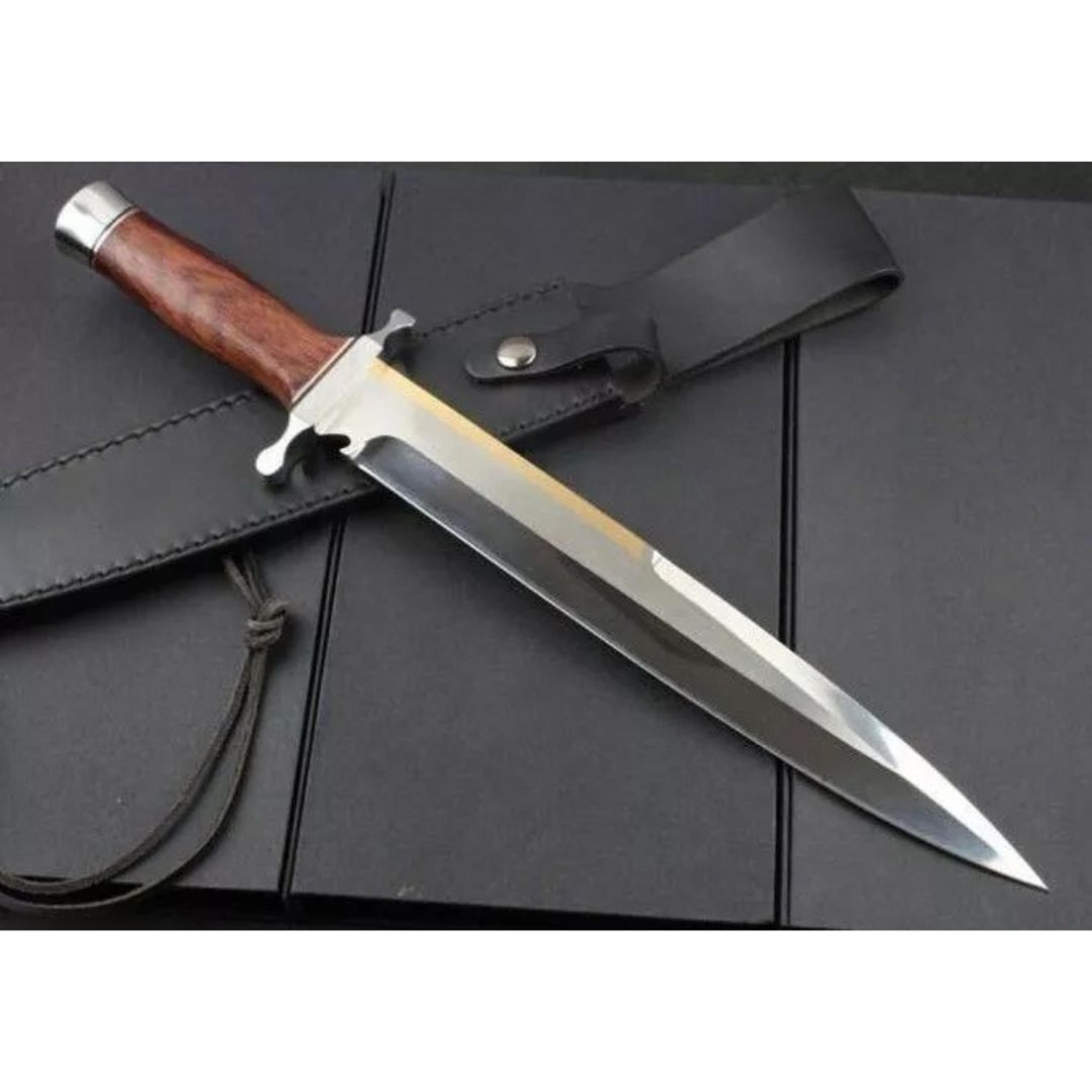 custom handmade d2 steel dagger knife rat tail hunting survival bowie knife camp
