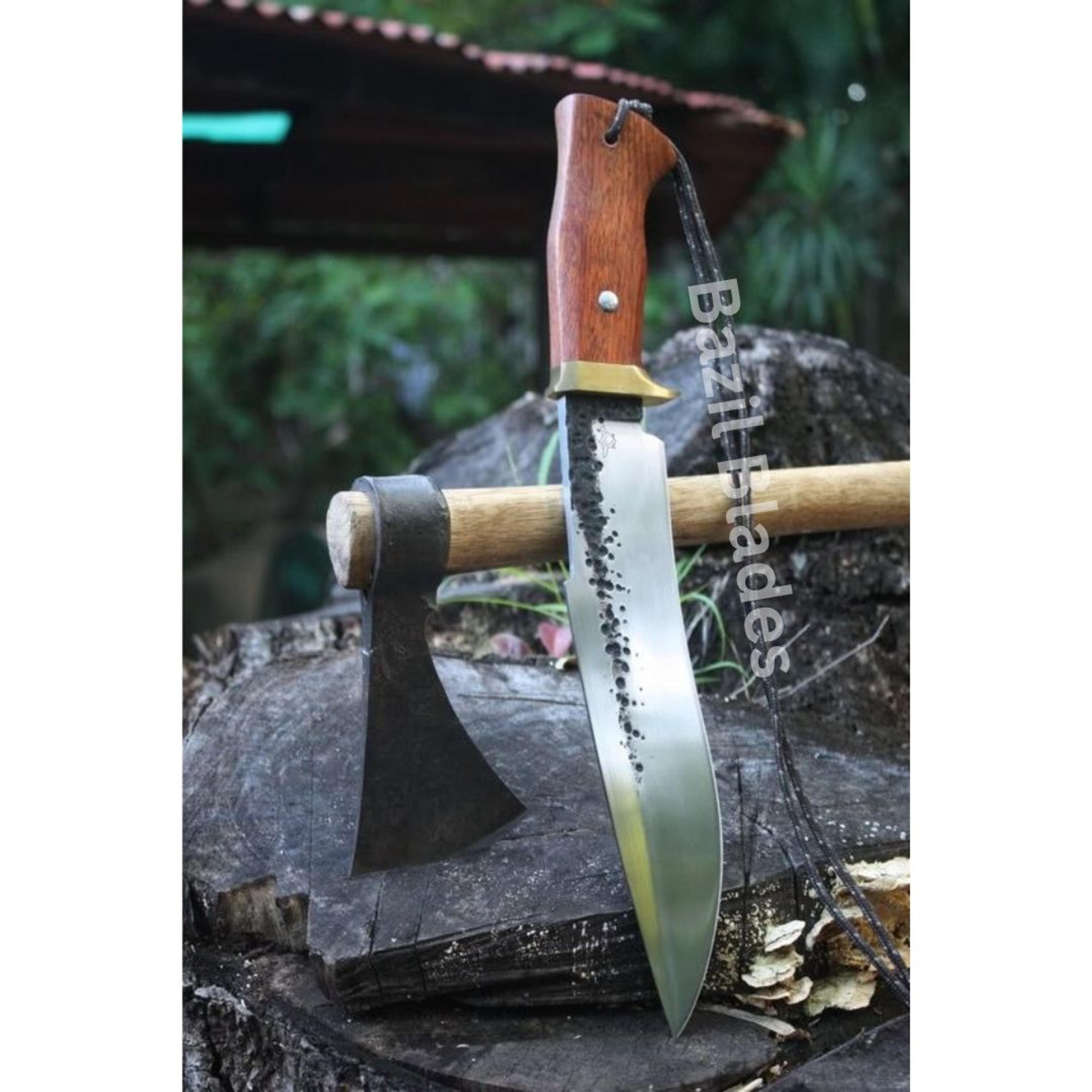 1095 carbon steel custom knife hunting bowie knife handmade new knife survival