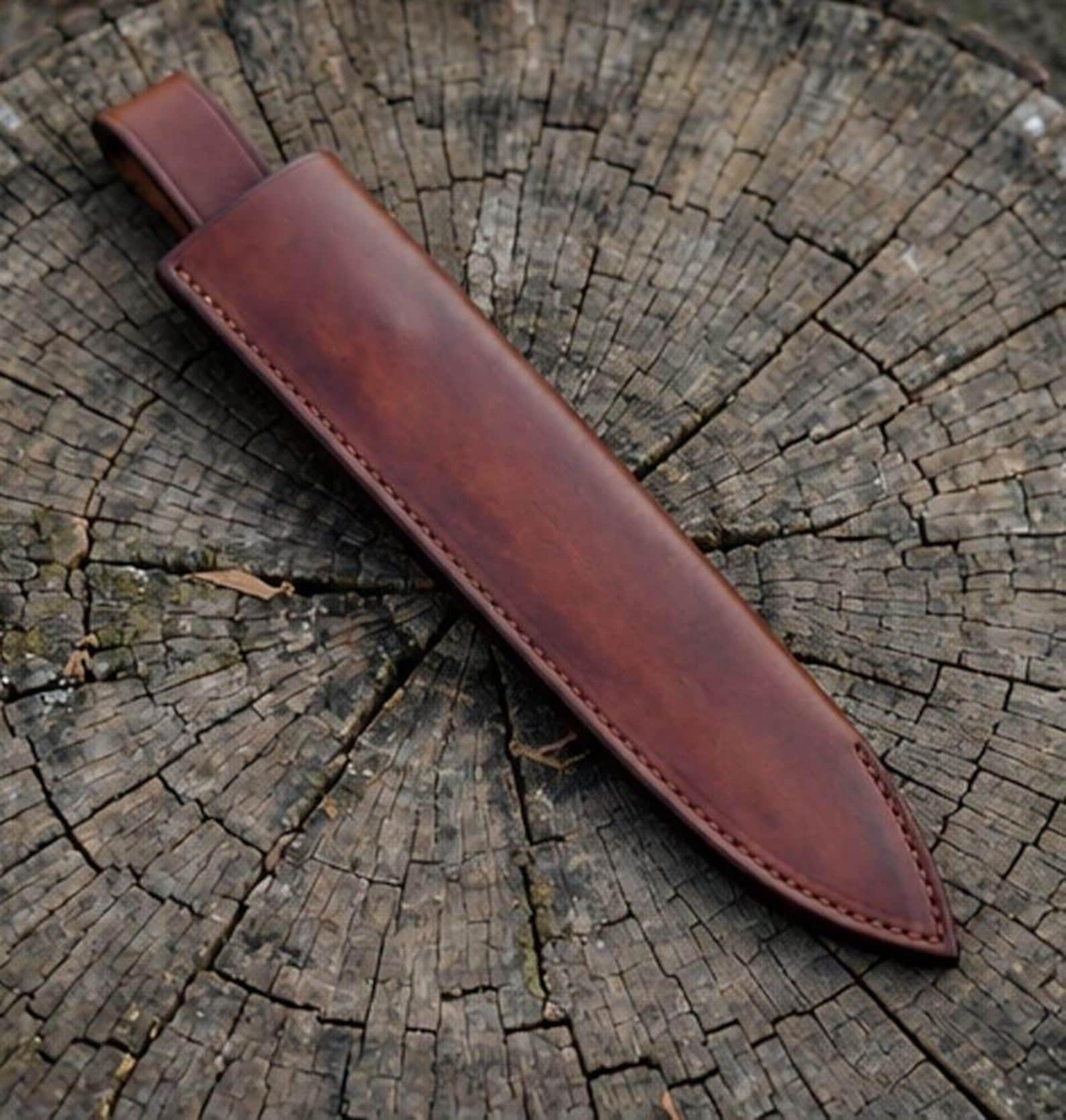Premium Handcrafted HighCarbon Steel Machete For Bushcraft Camping And Collecting  Unique Art 6