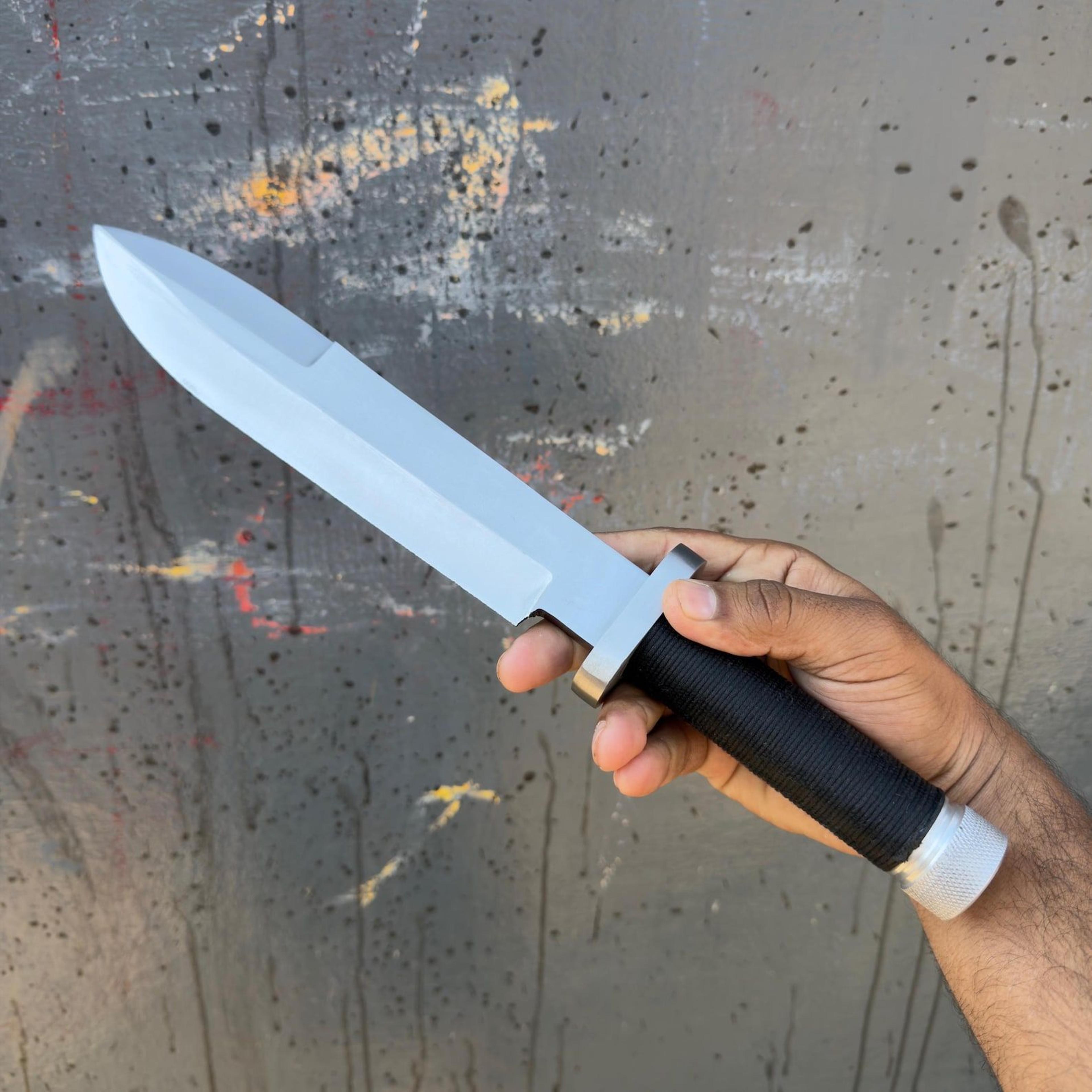 Handmade Full Tang Stainless Steel Utility Knife For Outdoor Camping And Collecting 8