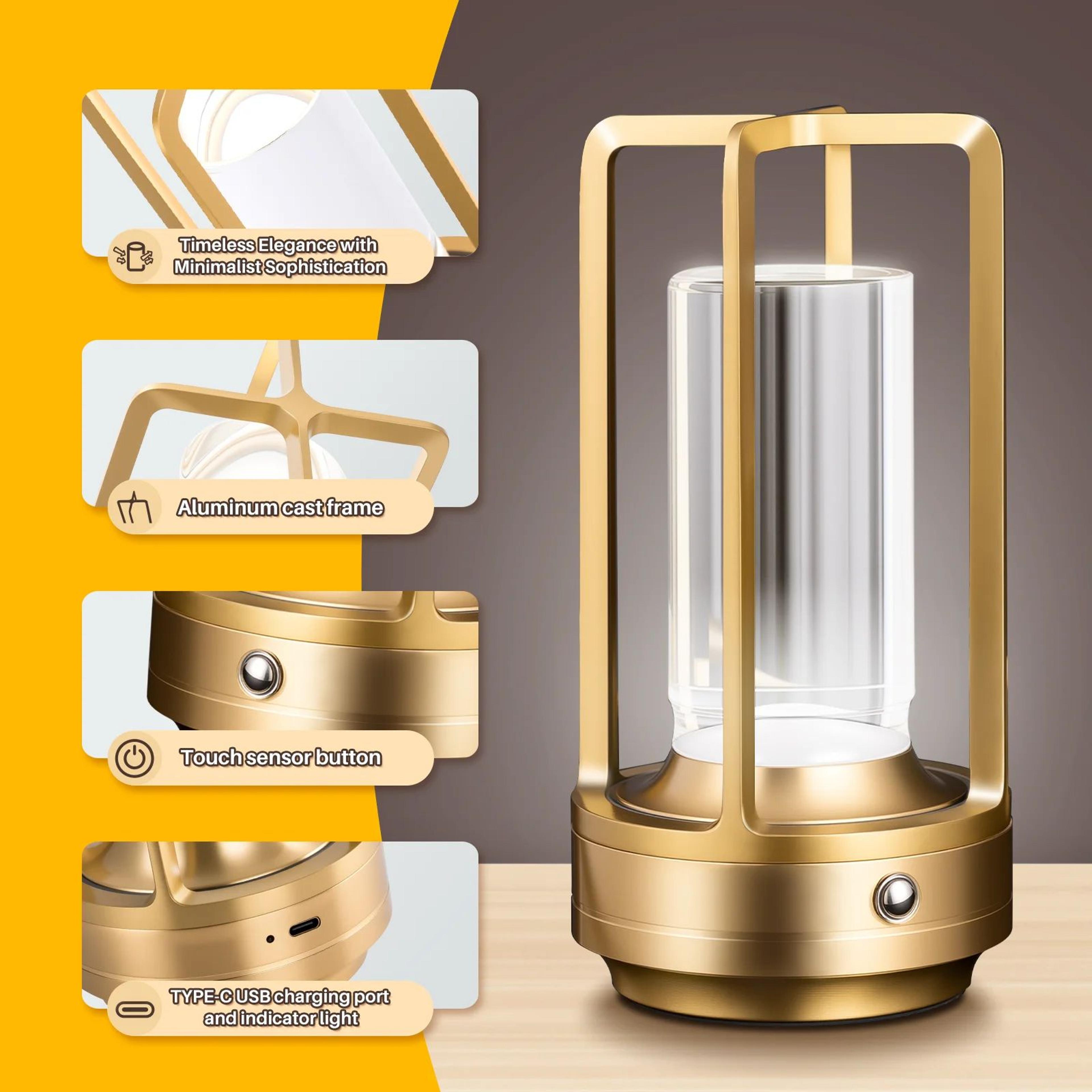 Creative Cordless LED Table Lamp For Desk Bedside And Outdoor Camping Atmosphere Light 5