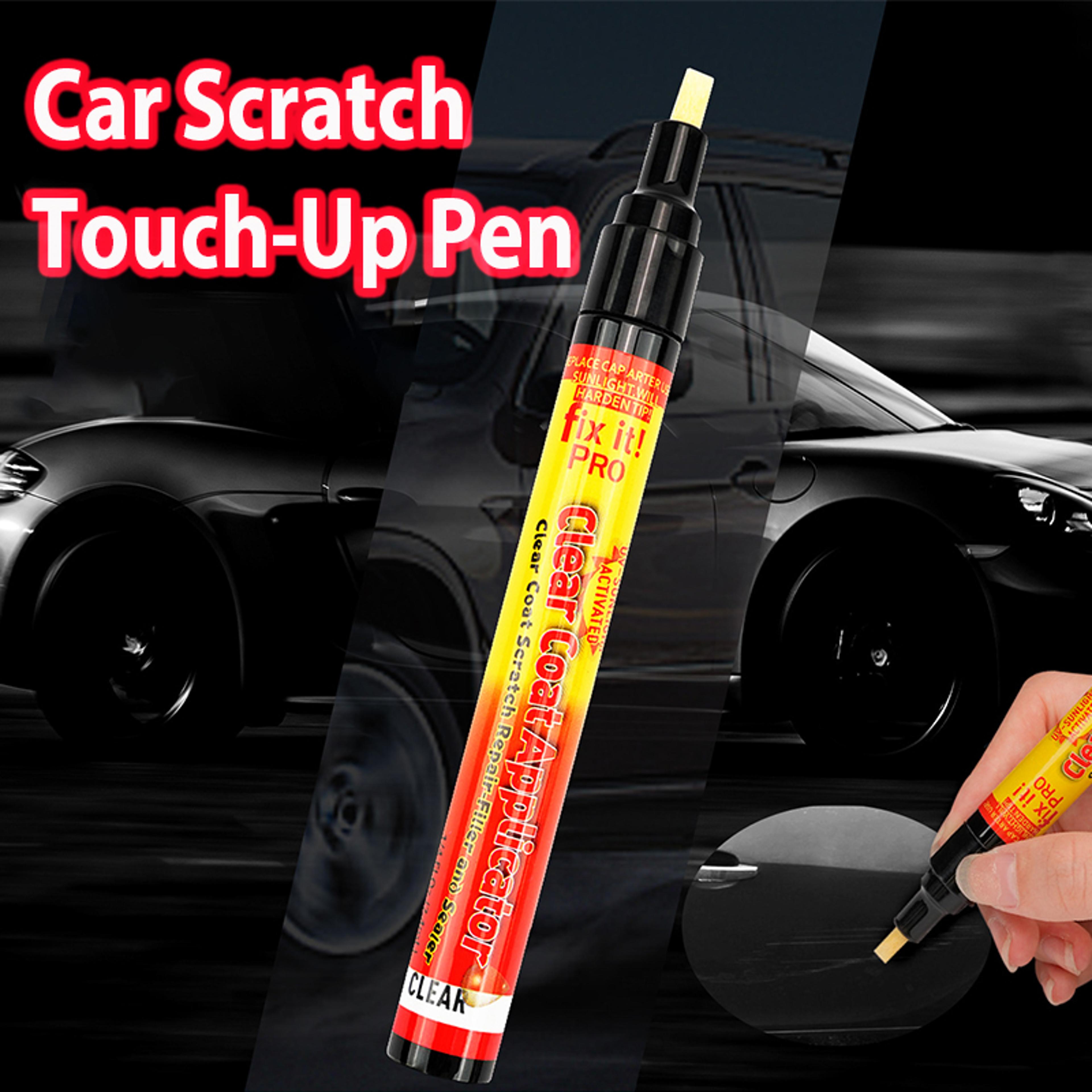 professional car scratch repair pen, touch-up surface repair applicator, clear scratch remover for all car colors