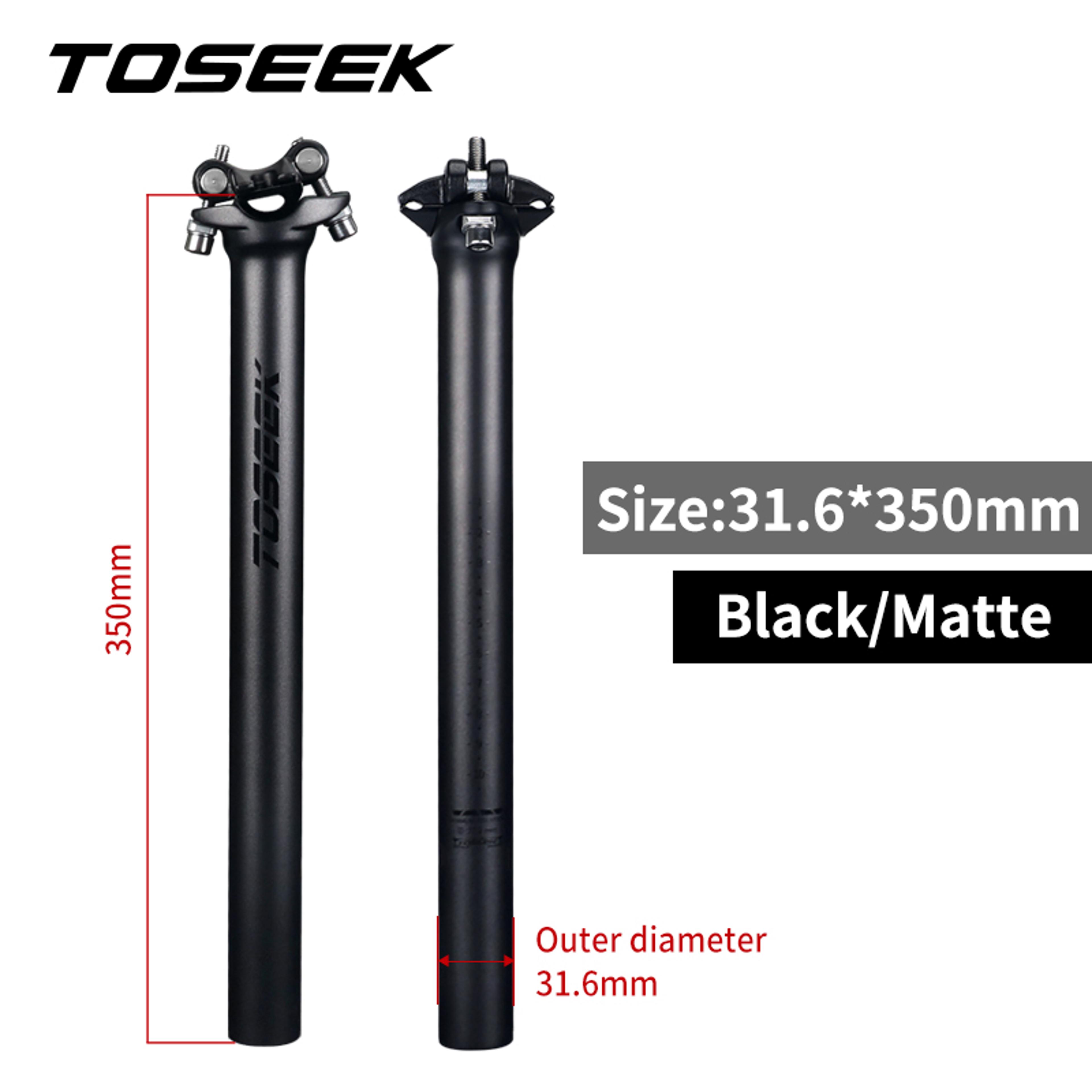 matte black carbon seatpost, road bike seat tube, mtb bicycle parts upgrade