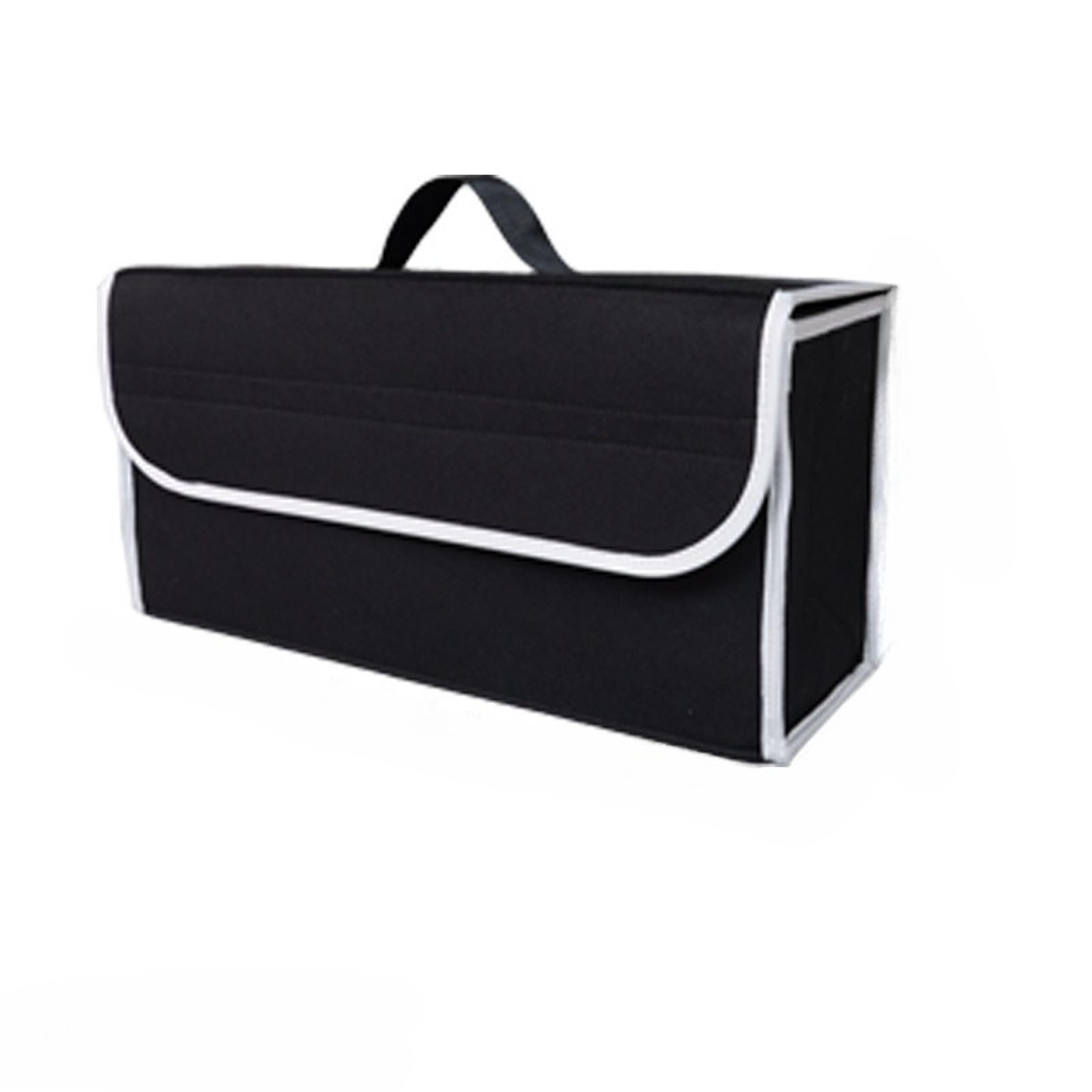 soft felt car trunk organizer, large storage bag, auto accessories tool case