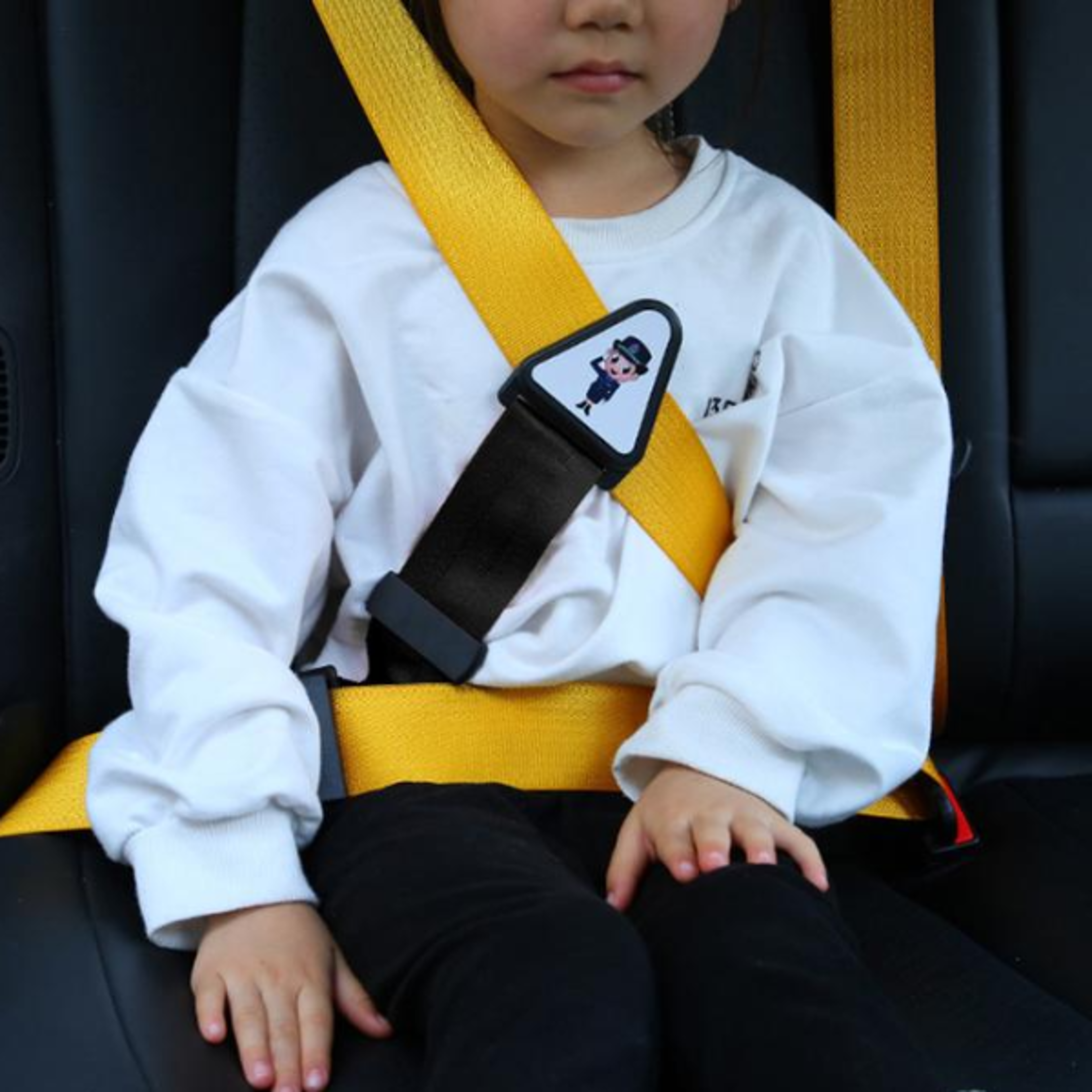 adjustable kids car safety harness child car seat belt with neck protection for travel