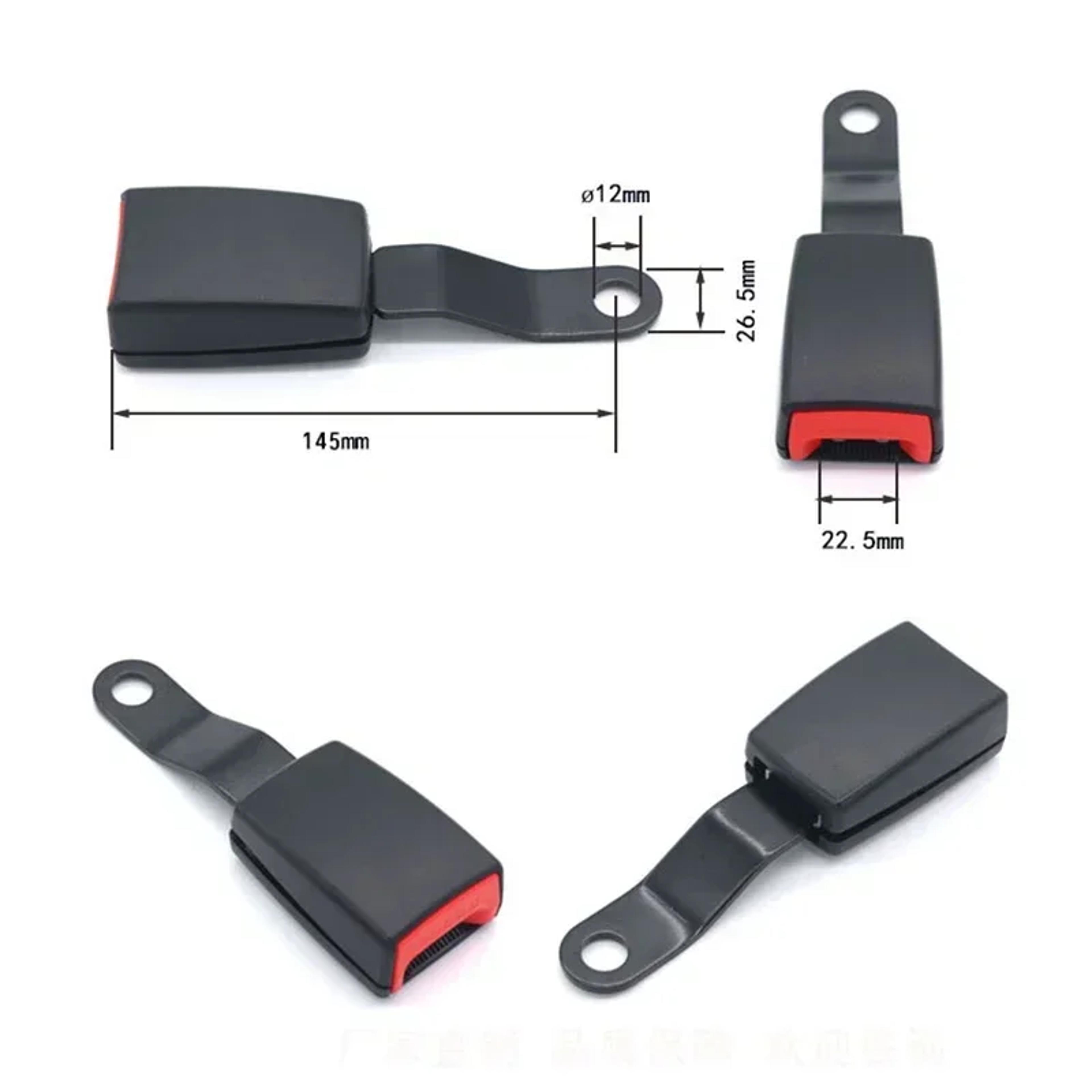 Universal Car Seat Belt Adjuster Retractable Safety Belt Lock Point Lap Belt Accessory 3