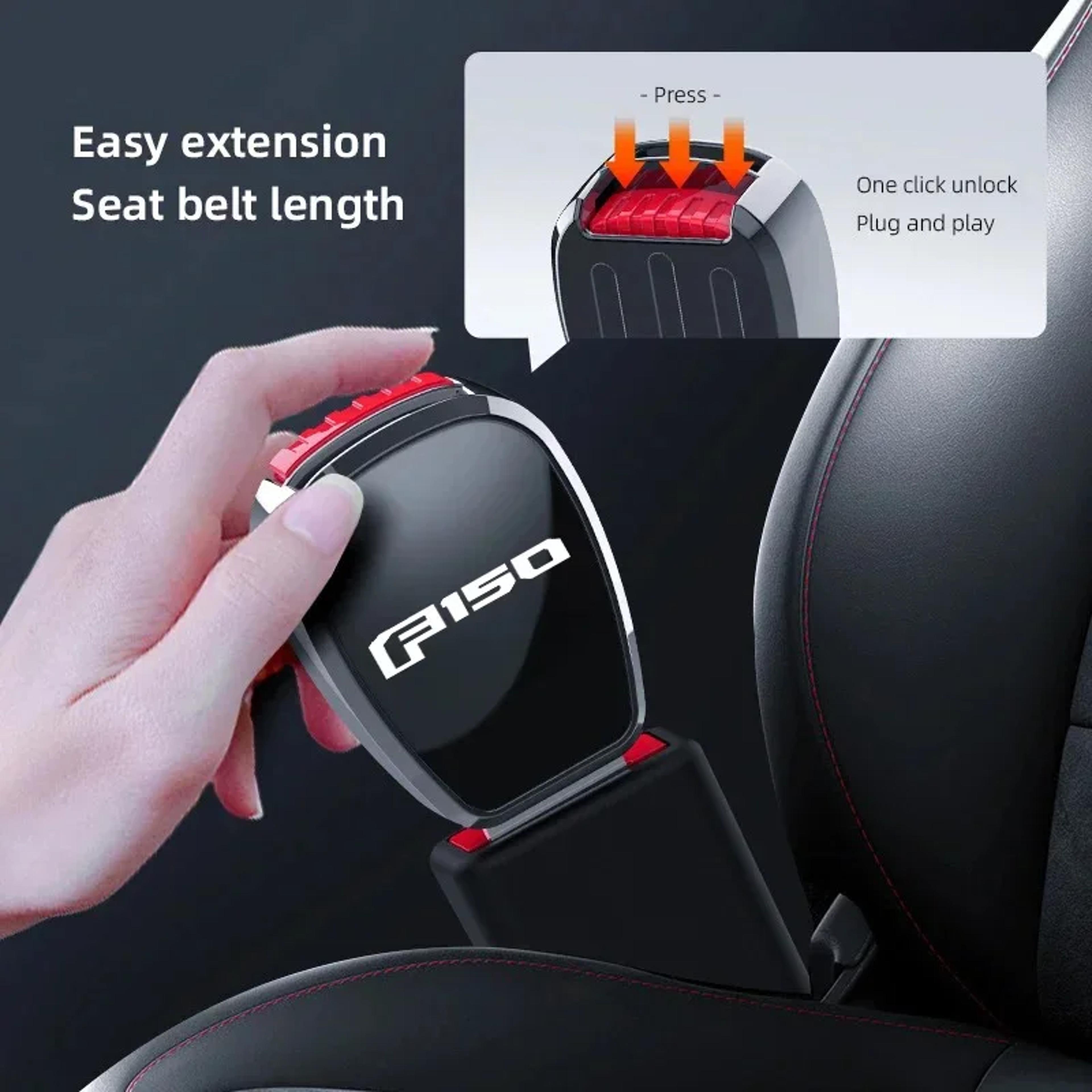 Ford Seat Belt Buckle Extension Plug Auto Safety Accessory Interior Upgrade 3