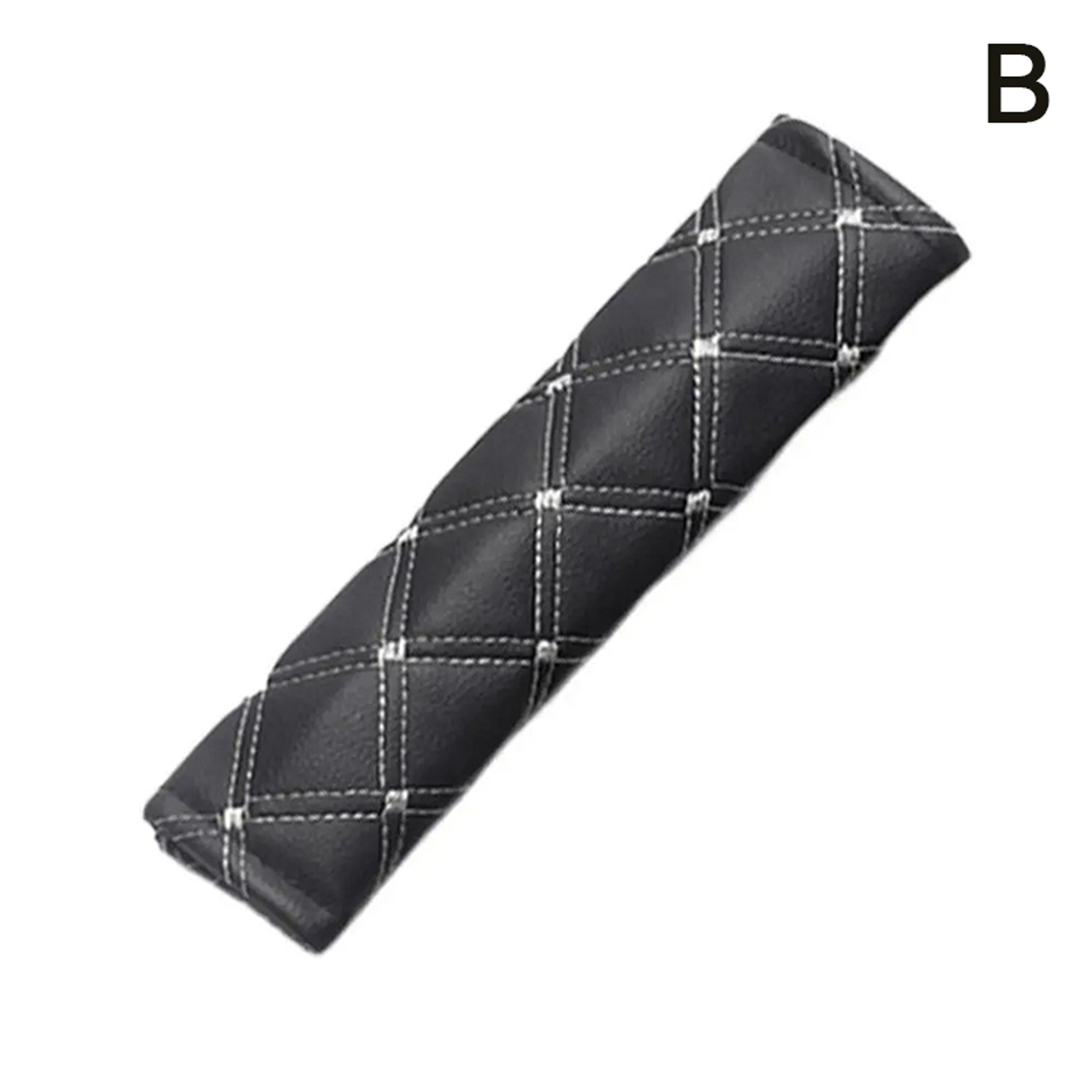 Leather Car Seat Belt Cover Soft Shoulder Pad Breathable Seat Belt Cushion For Comfort 6