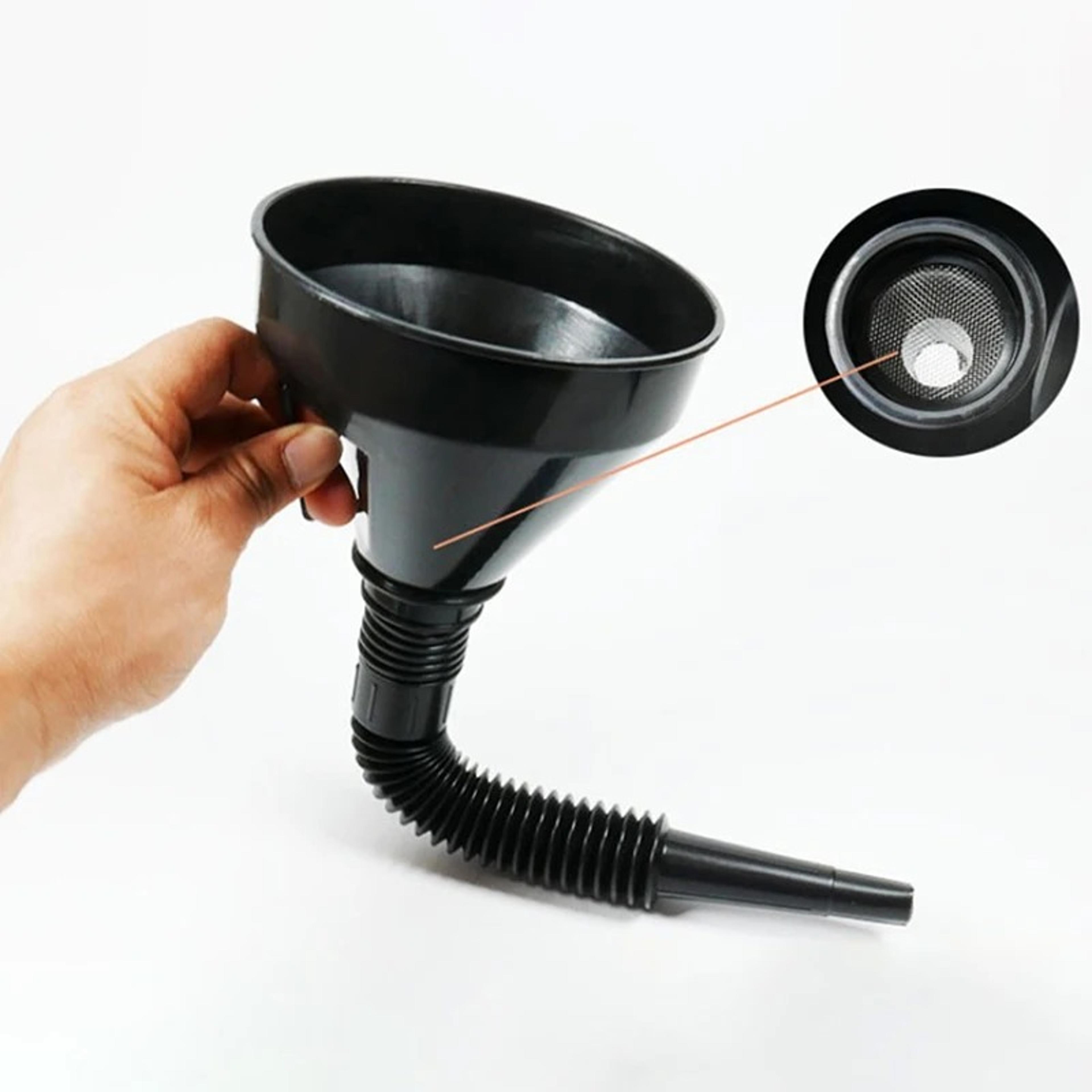Fuel Funnel With Strainer And Gas Can Spout For Oil Petrol Diesel Water 2
