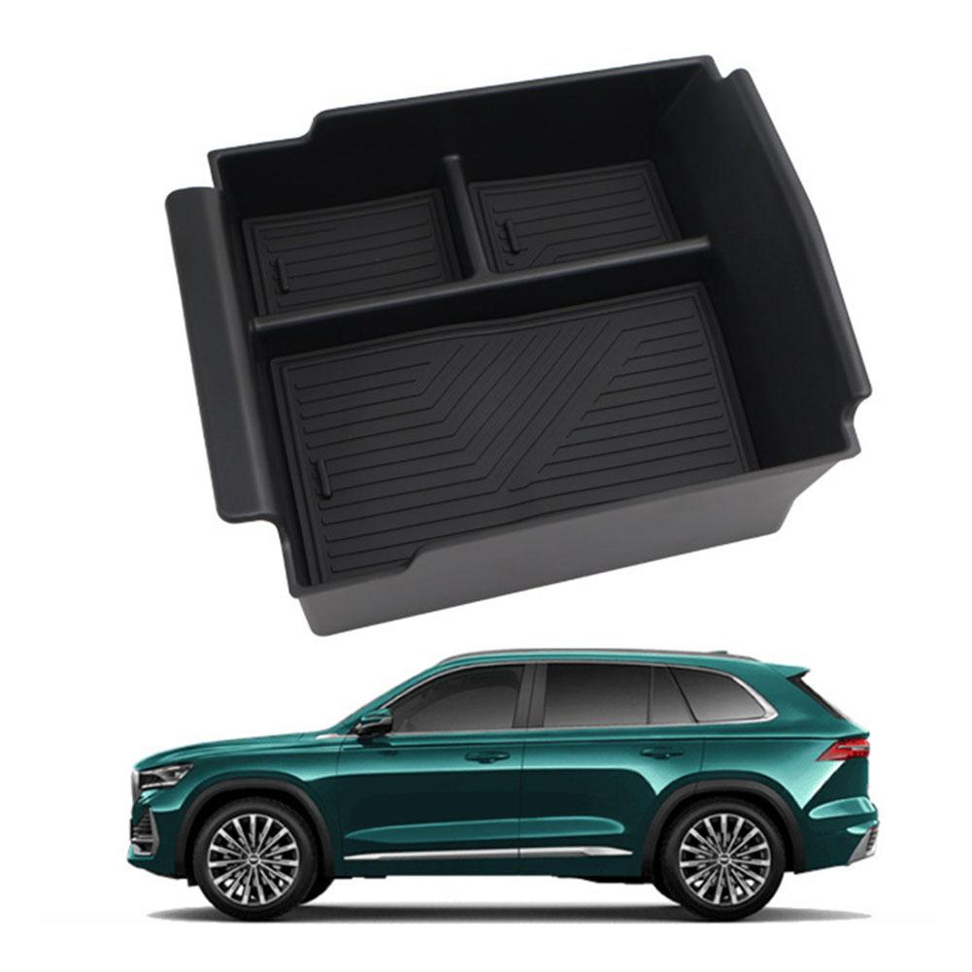 Center Console Organizer Storage Box Tray For Geely Geome High Capacity Car Interior Organizer 4