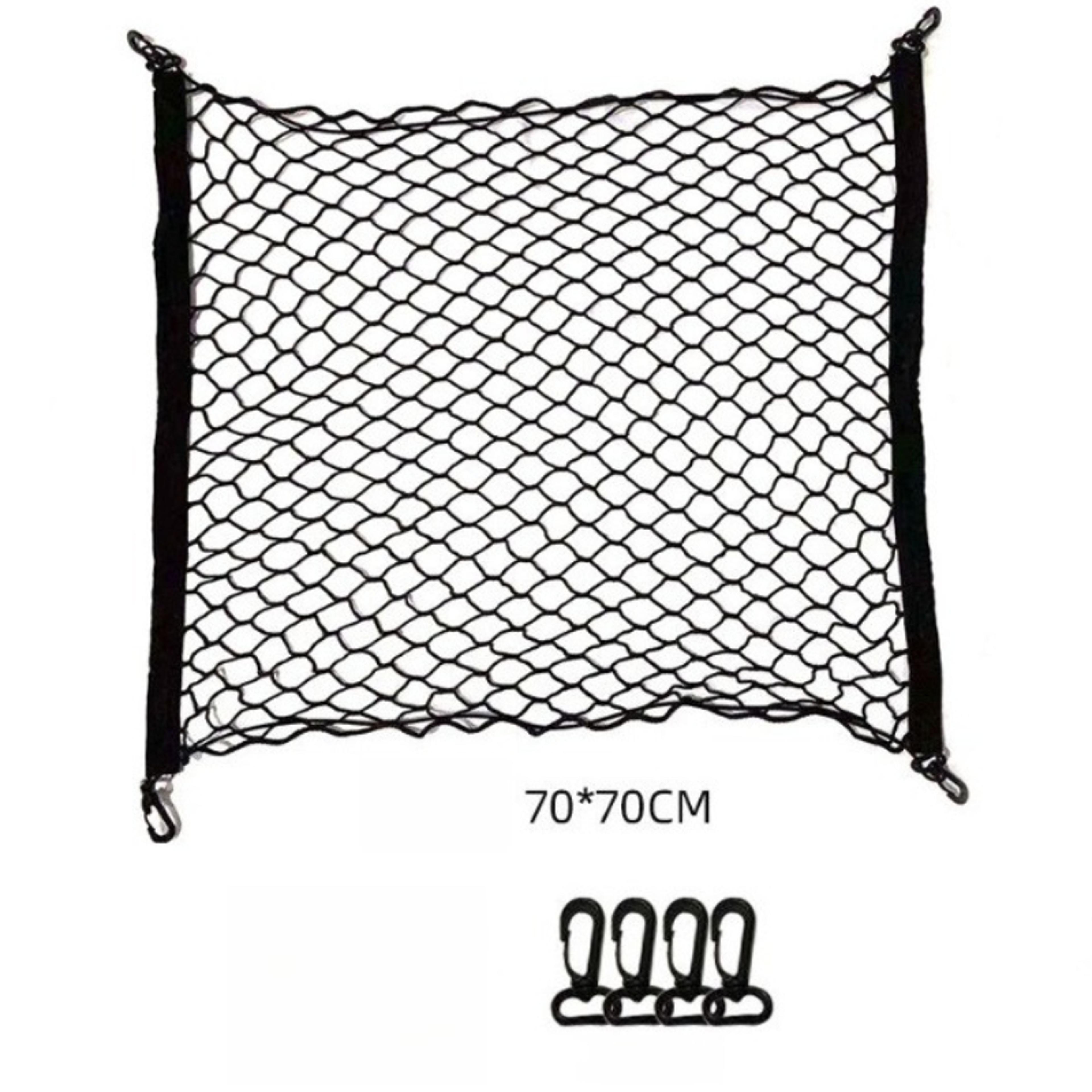Car Trunk Cargo Net Elastic Trunk Organizer Storage Luggage Net For SUVs Crossovers And Cars 6