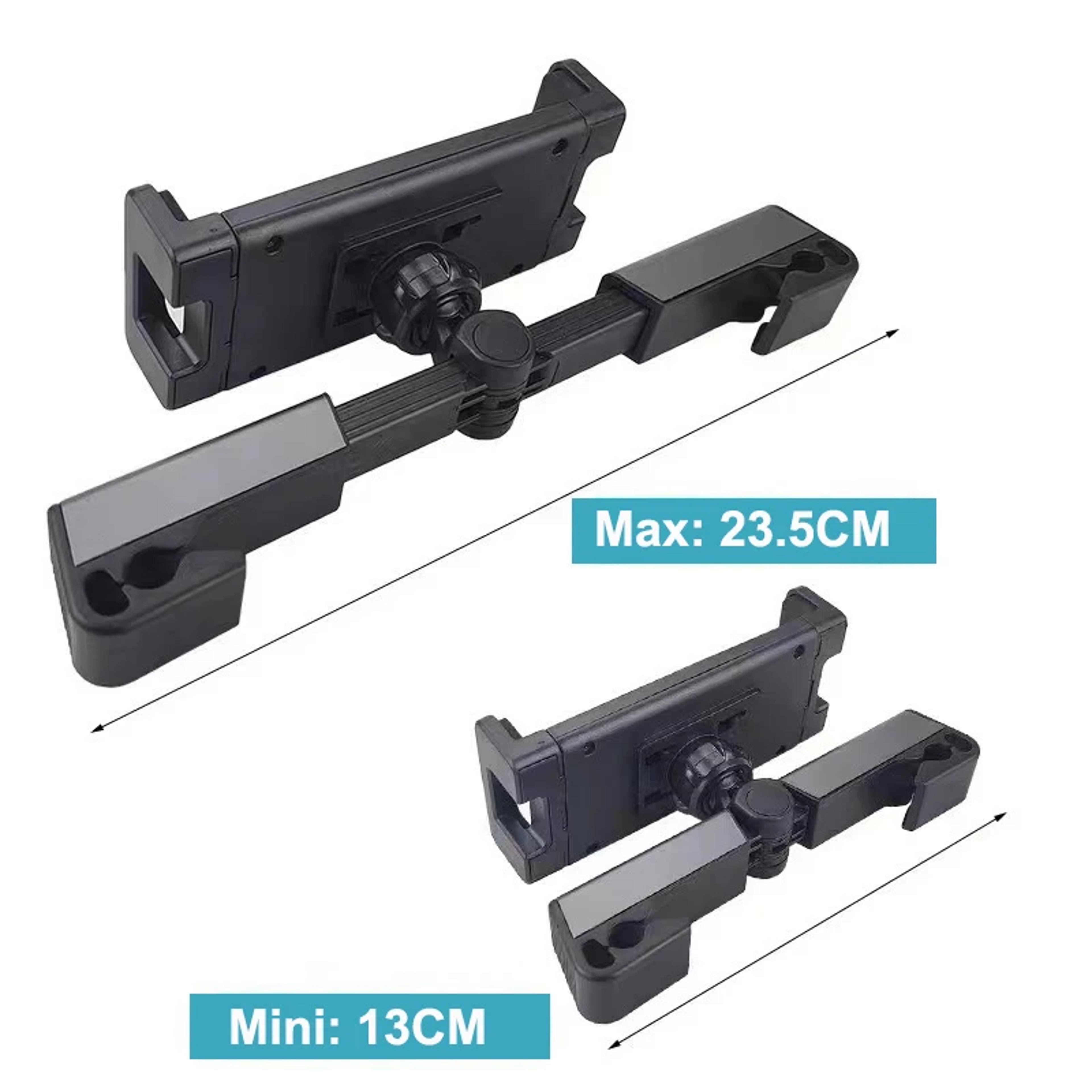 Telescopic Car Headrest Tablet Mount For Backseat Phone And Tablet Holder 3