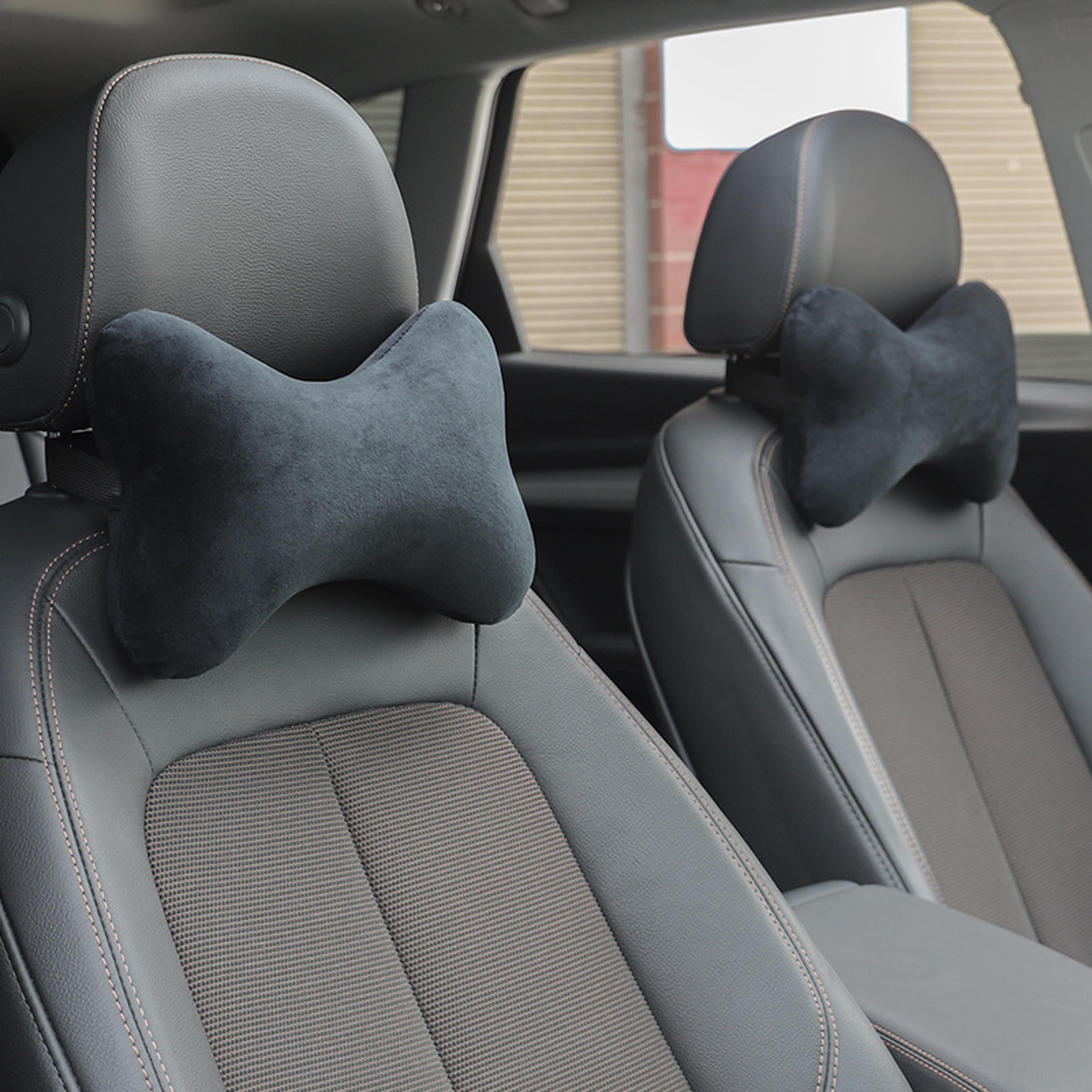 Memory Foam Car Neck Pillow Breathable Car Headrest Pillow For Comfortable Neck Support 2
