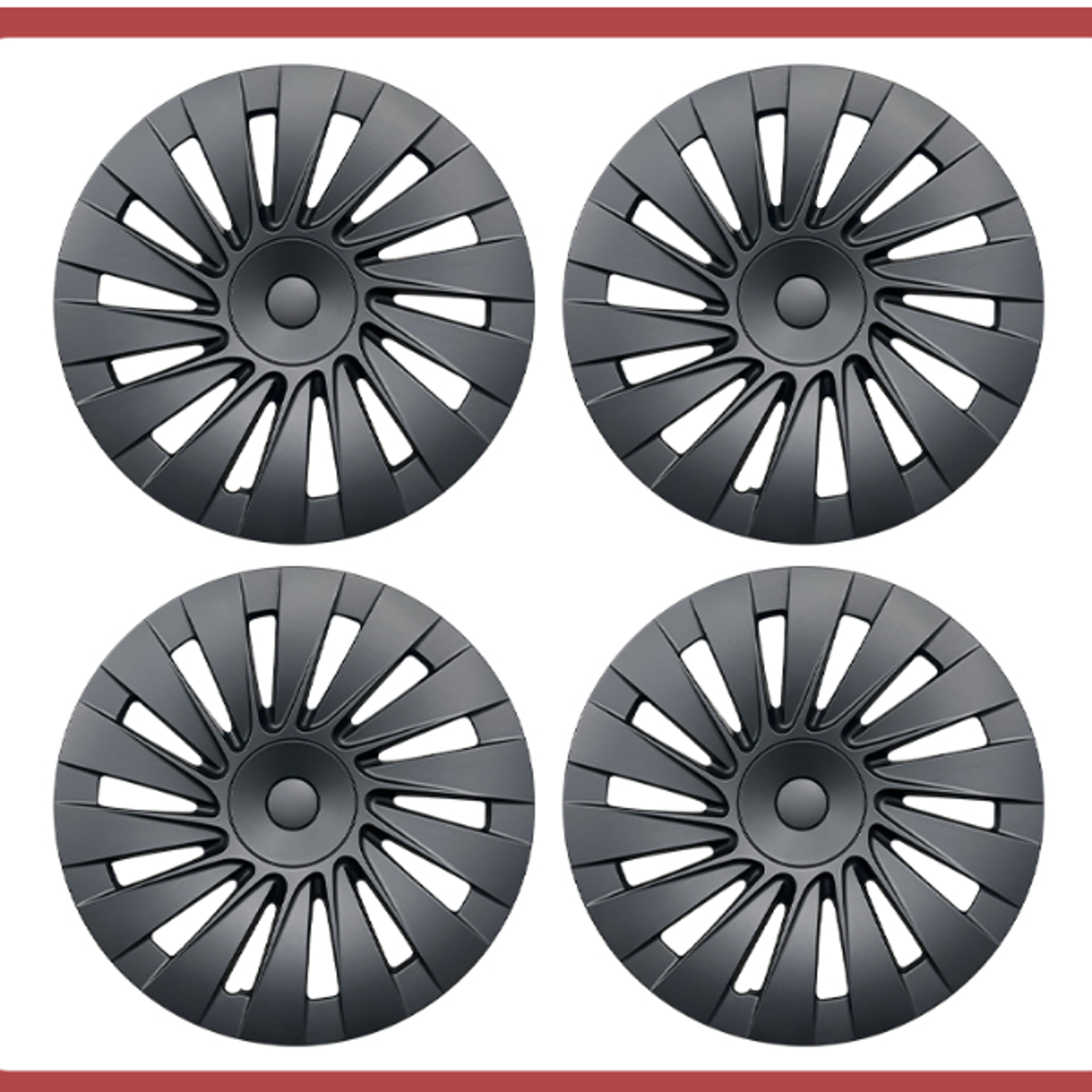 tesla model y wheel covers blade style hubcaps for juniper standard full rim set