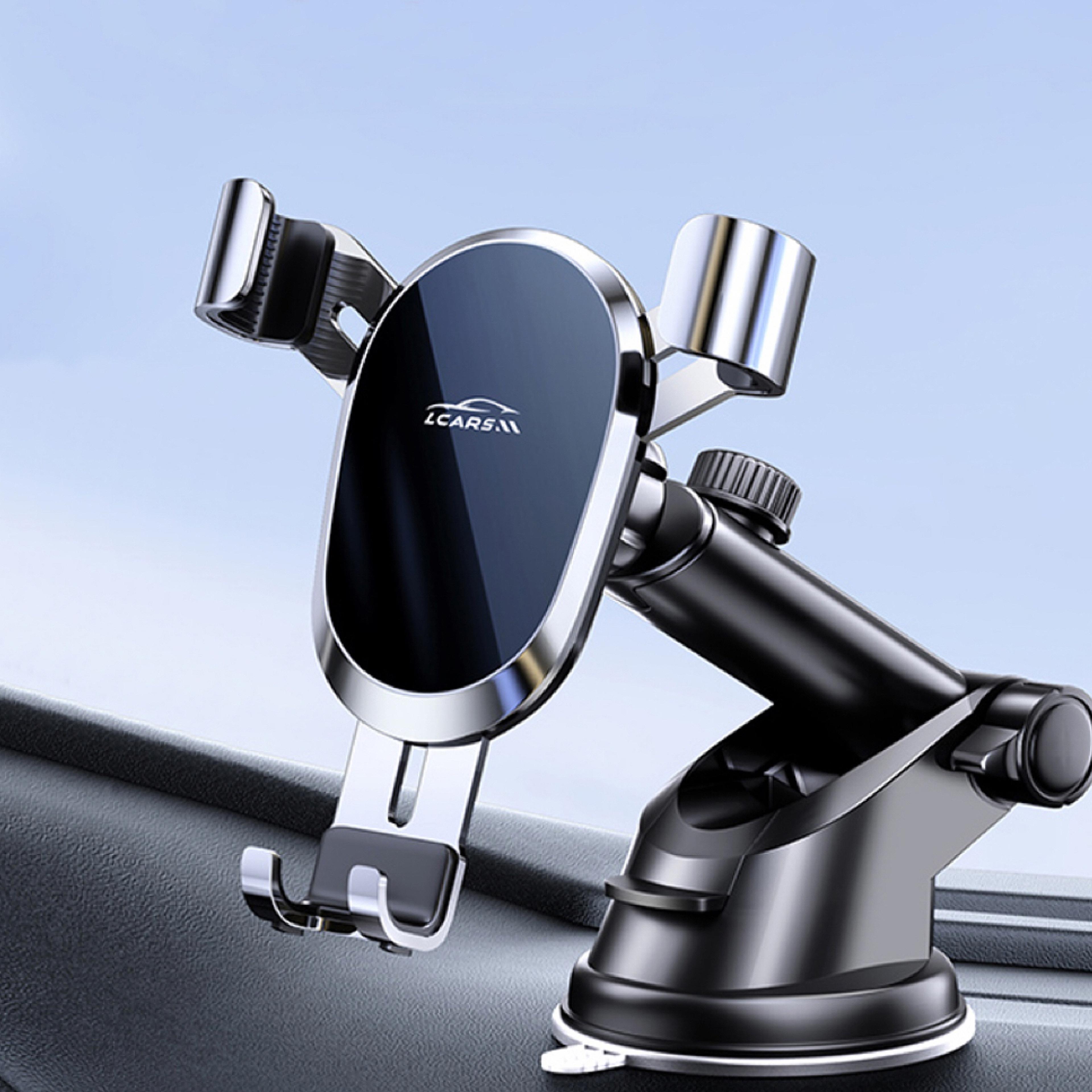 Car Phone Holder With Suction Cup Gravity Clamp Dashboard  Windshield Phone Mount For GPS Navigatio 3