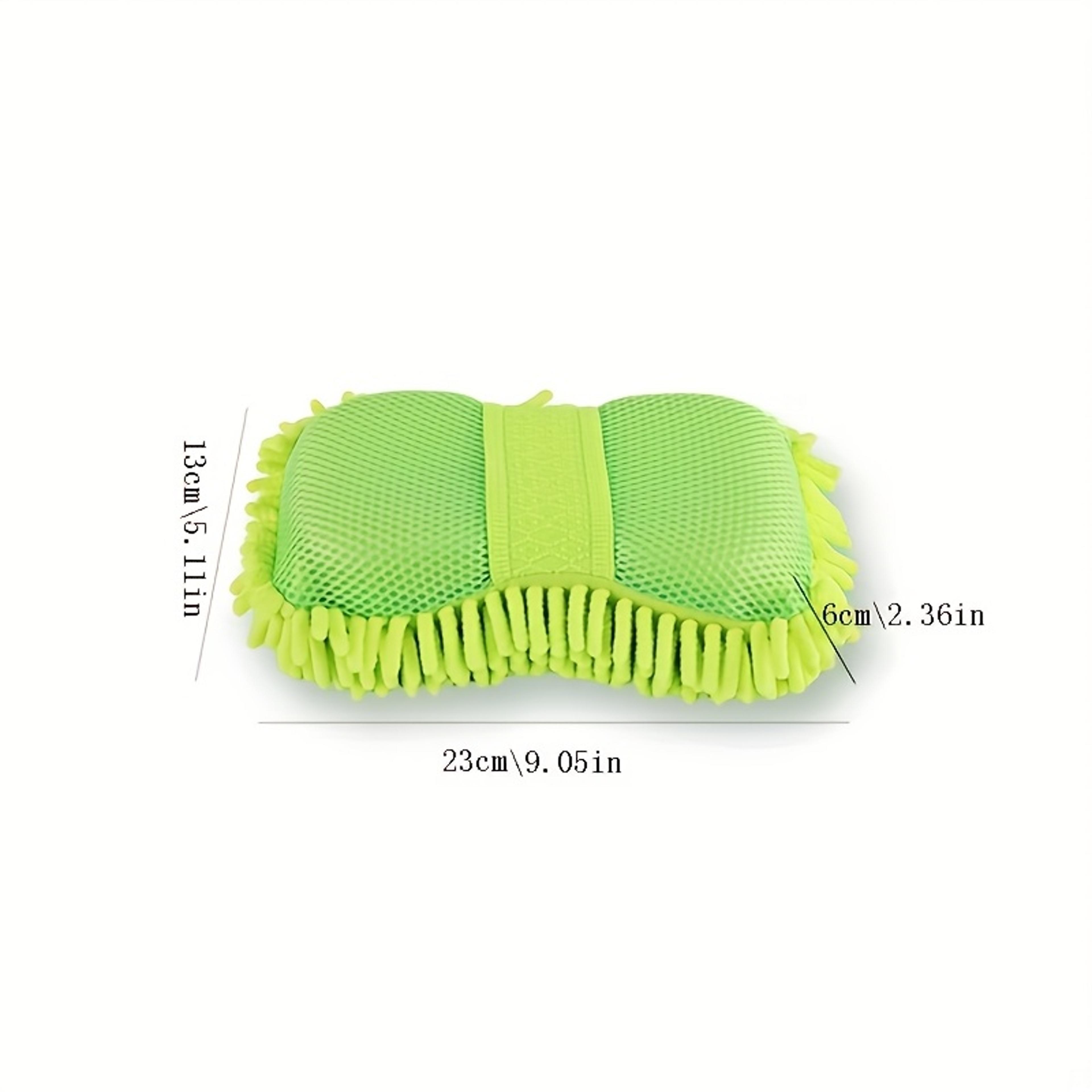 Car Wash Sponge With Ergonomic Handle Scratch Resistant Coral Fiber Car Cleaning Sponge For Auto De 1