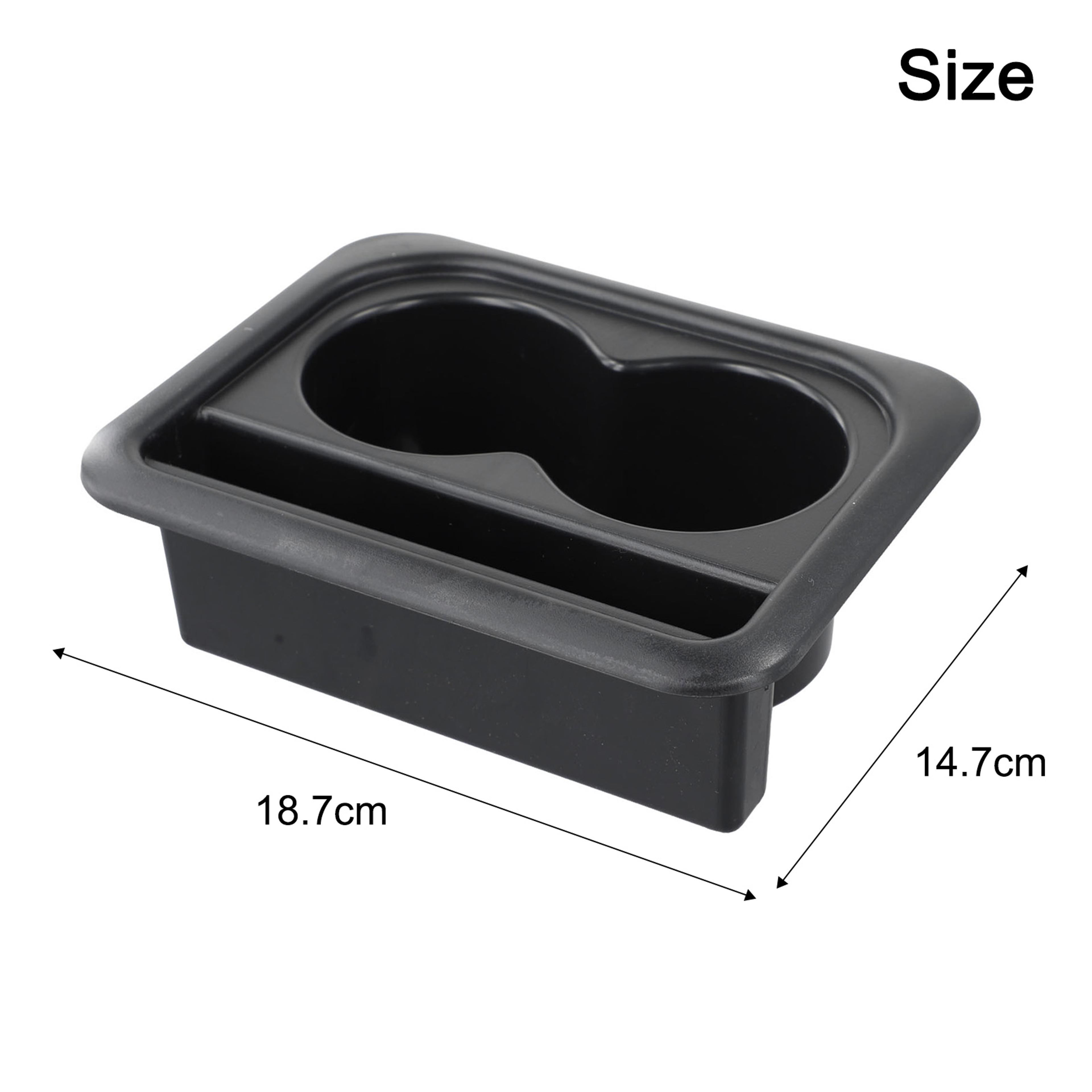 Car Cup Holder Armrest Console Storage Box With Cushion Pad Multifunctional Organizer 5