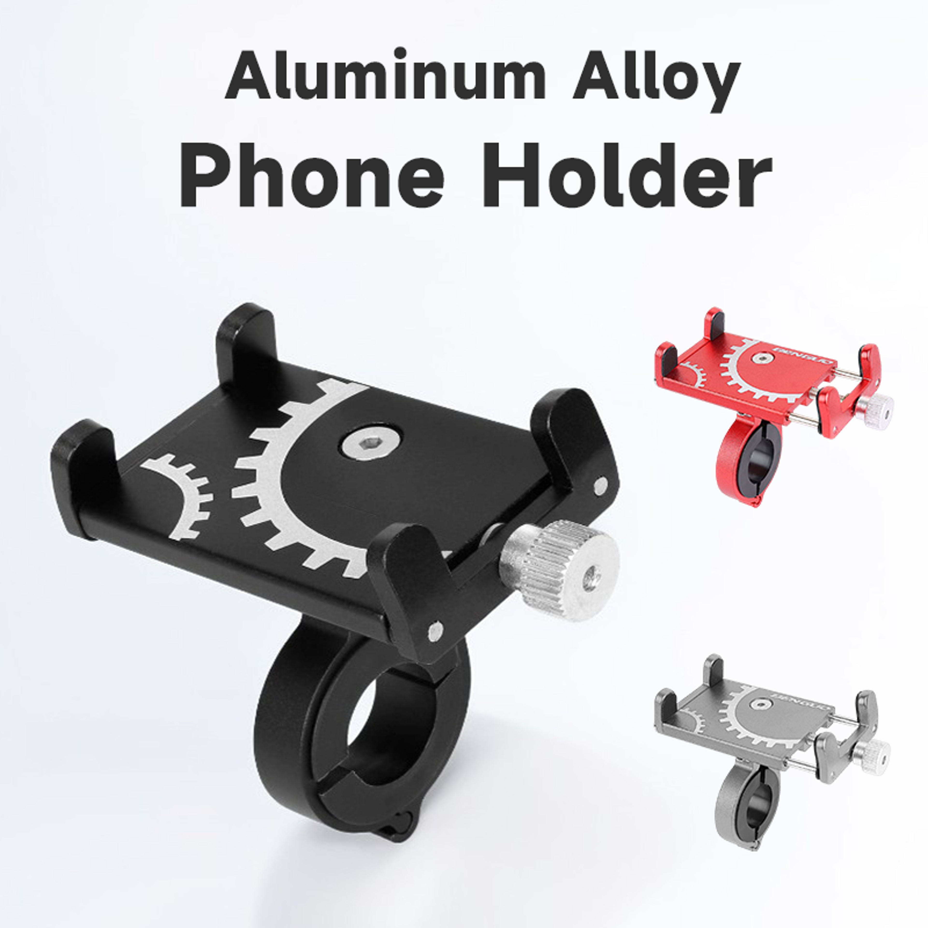 Universal Aluminum Alloy Rotatable Phone Holder For Bike Scooter 3