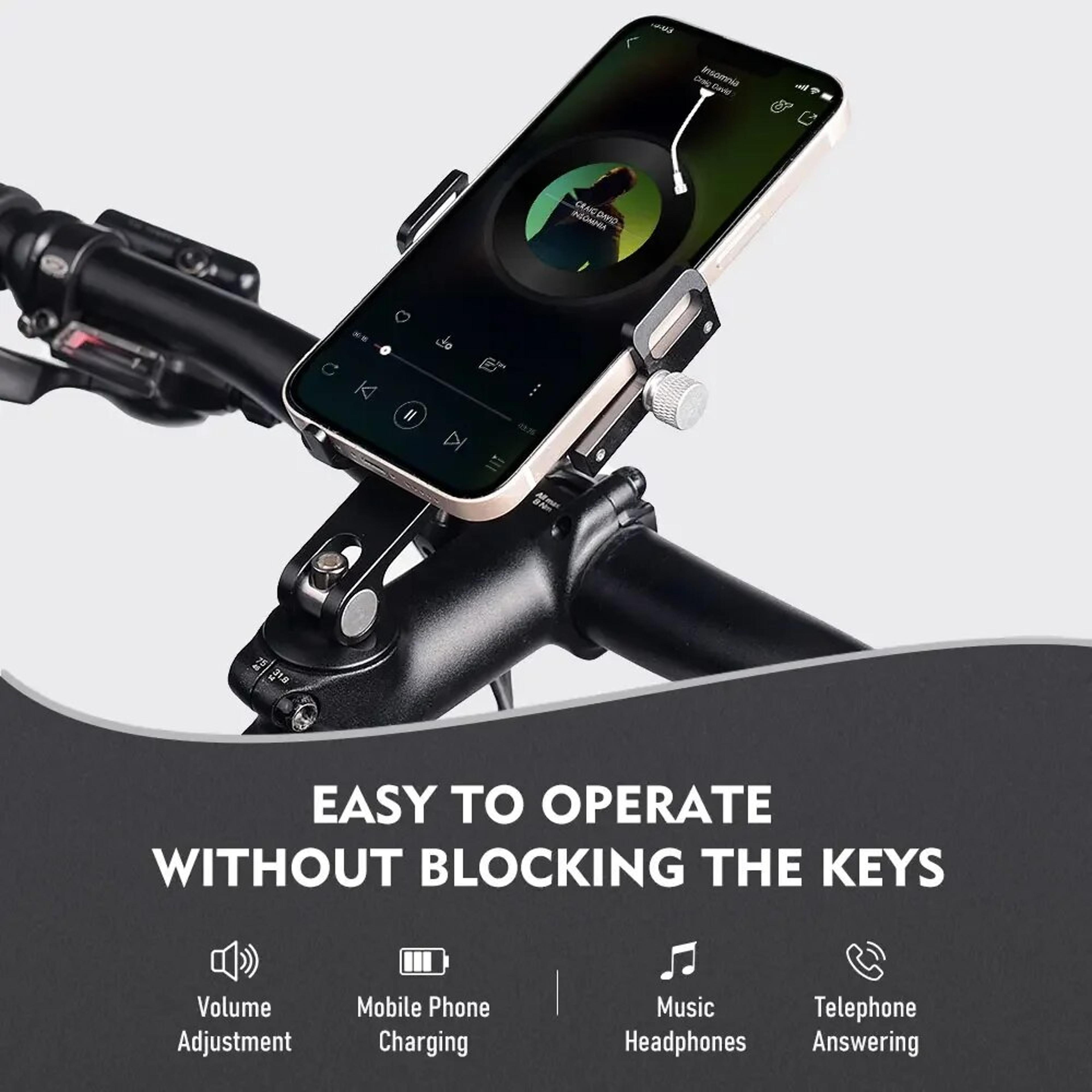 Phone Mount Stand Adjustable Rotatable Bike Phone Holder 3