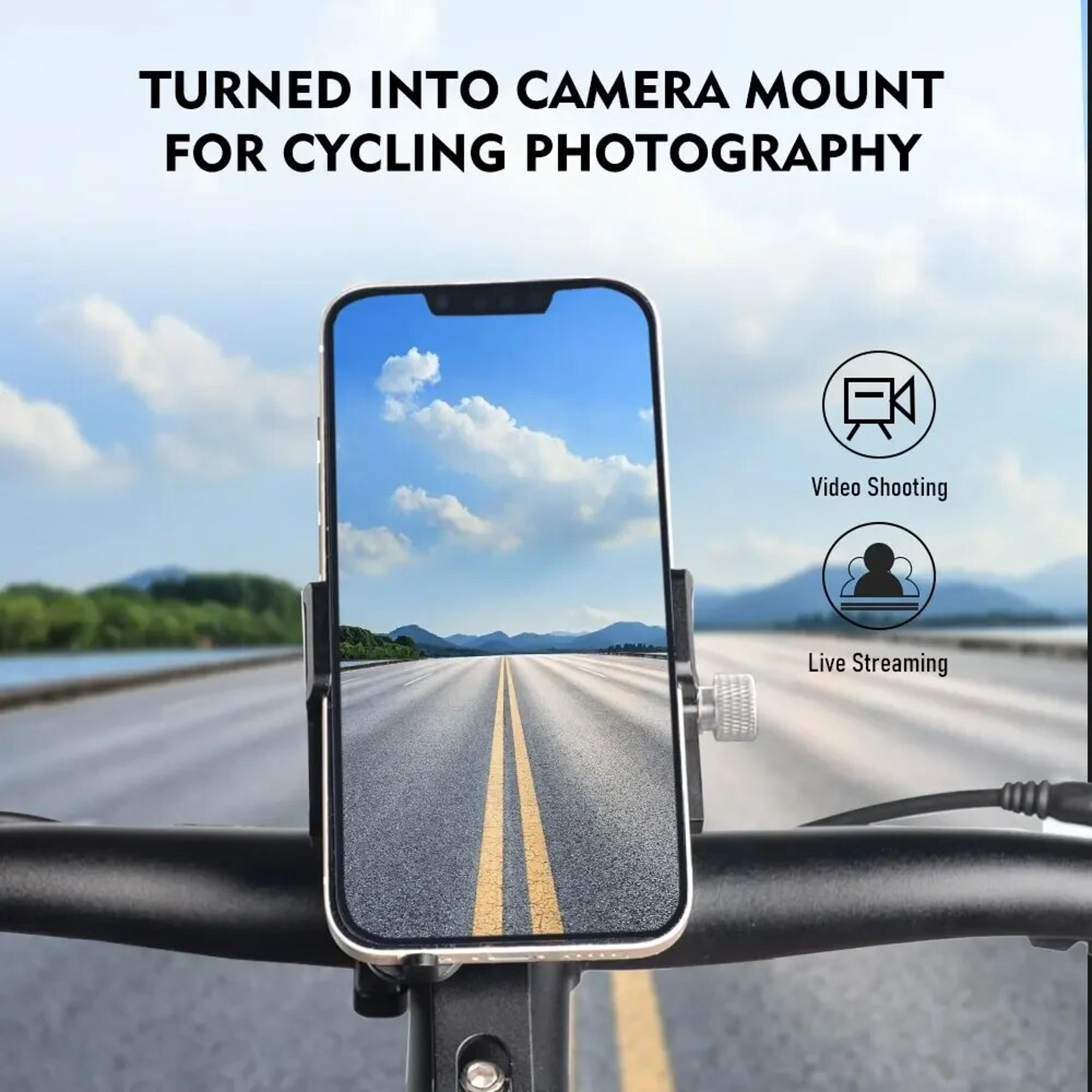 Phone Mount Stand Adjustable Rotatable Bike Phone Holder 4