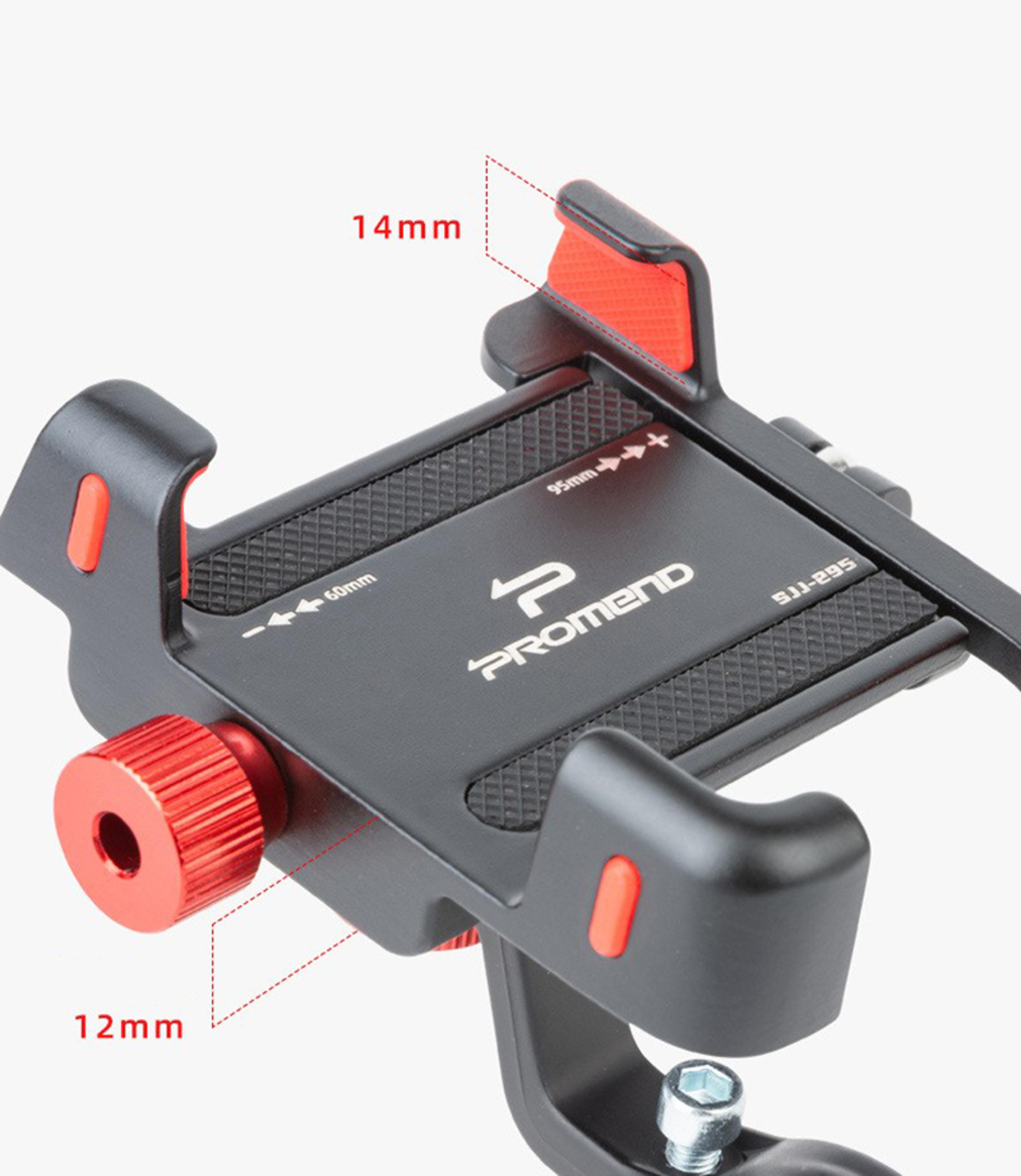 Bike Phone Holder Adjustable Rotatable Shockproof Handlebar Mount 3