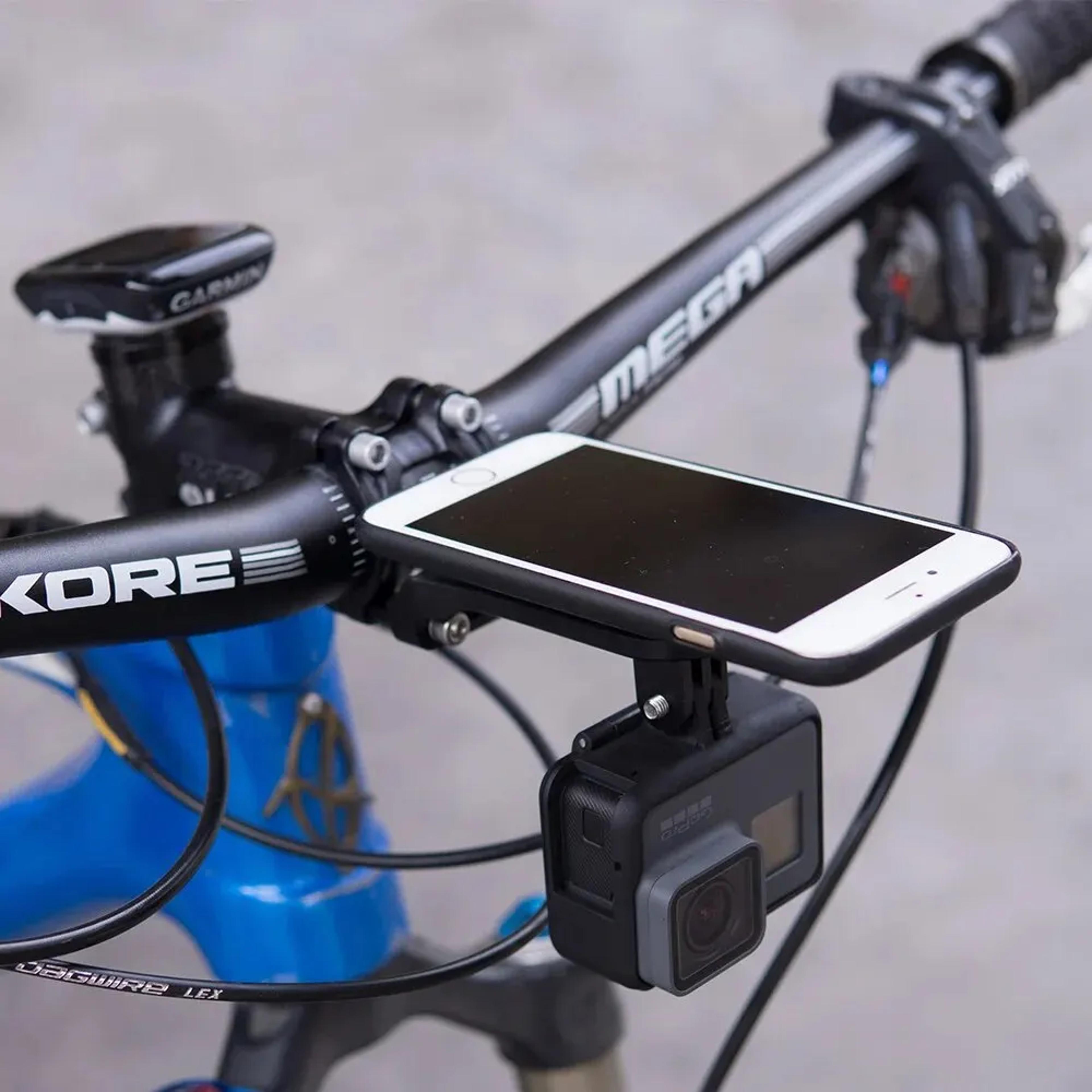 Universal Bike Computer Mount With Phone Holder Extension For MTB Road Bikes Garmin 3