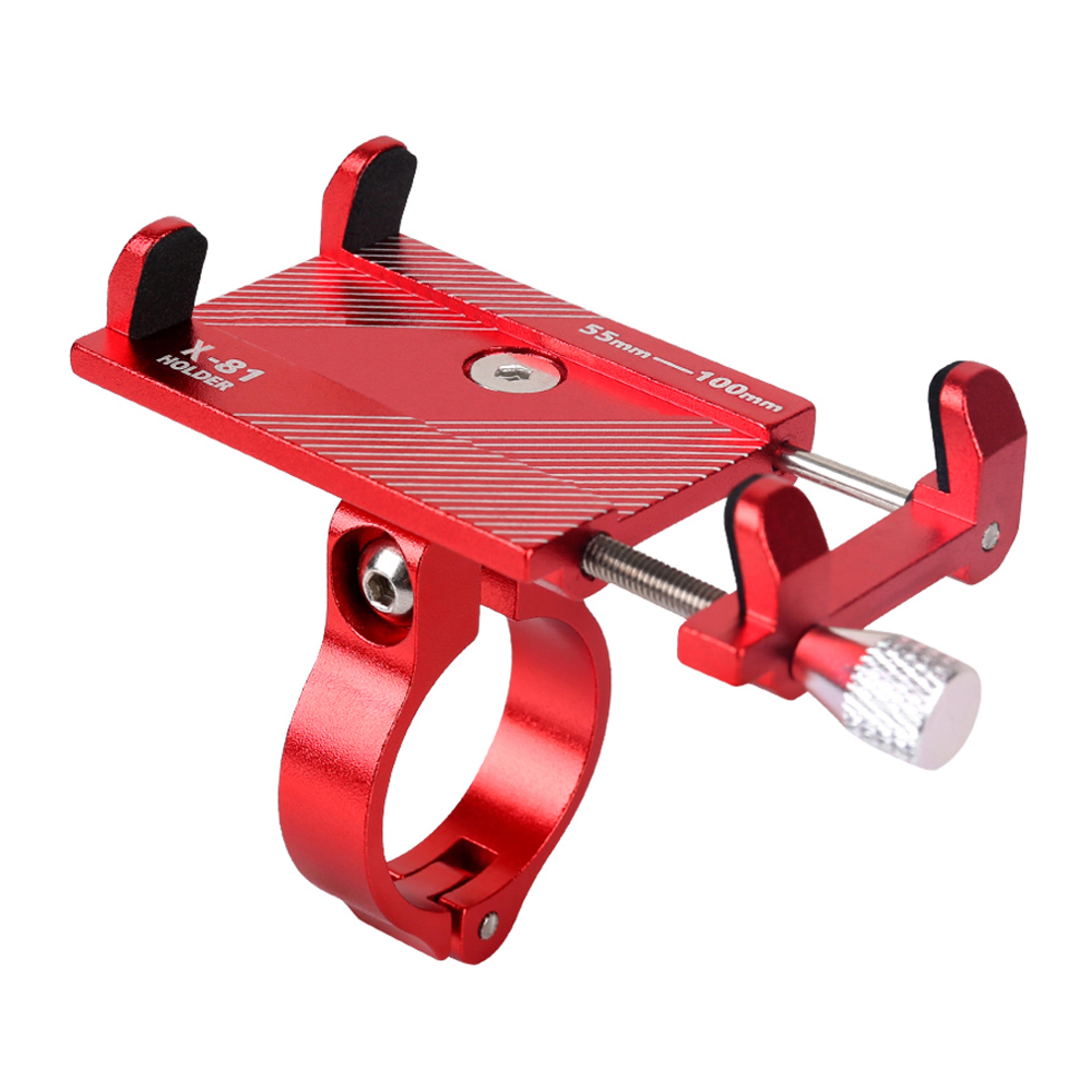 Universal Aluminum Bike Phone Mount 360 Rotation Motorcycle Handlebar Phone Holder 8